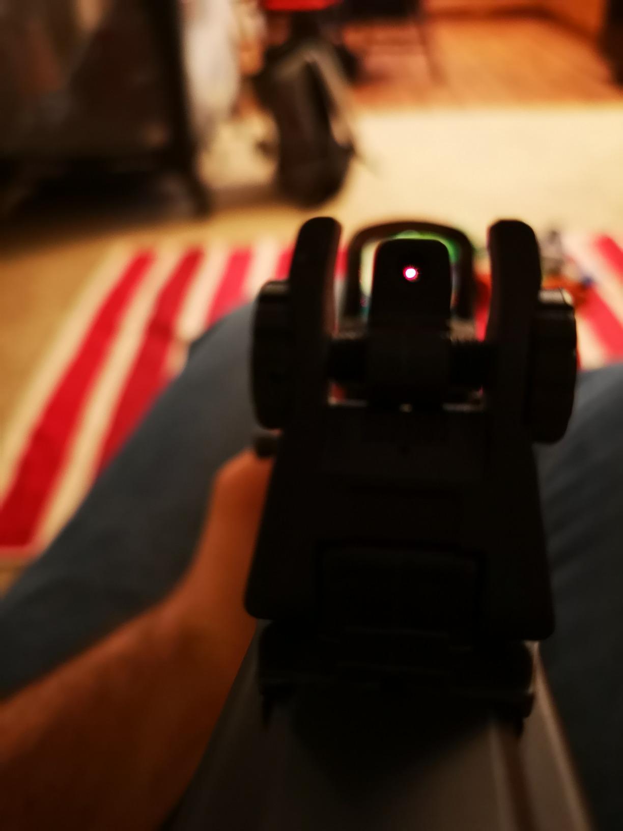 HOLOSUN 510C Multi-Reticle 2 MOA Dot & 65 MOA Circle Open Reflex Sight - Solar FailSafe Shake-Awake, 12 Settings - Red/Green Reticle customer photo 2