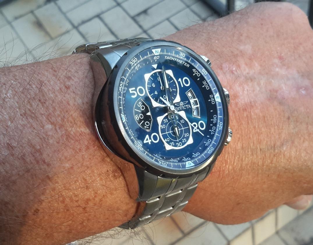 Invicta Aviator Stainless Steel Men's Quartz Watch - 48mm customer photo 1