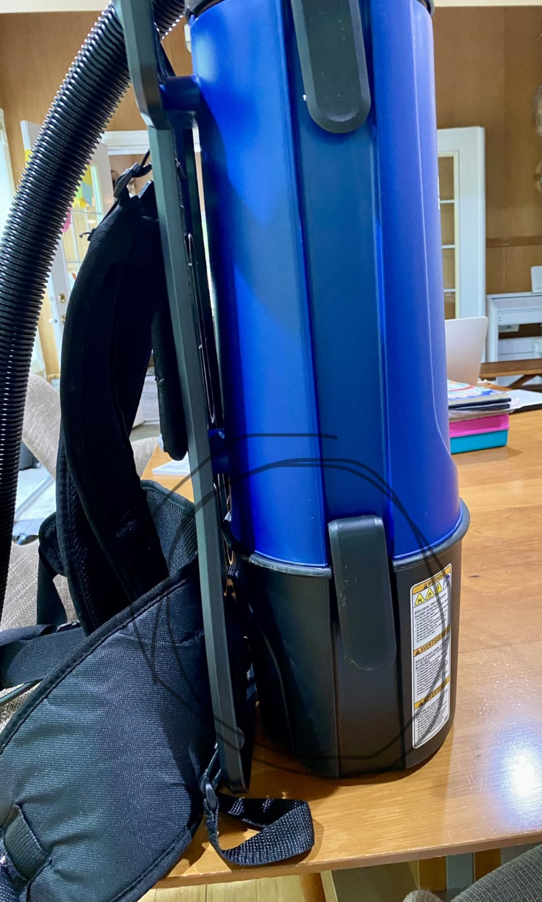 Powr-Flite Pro-Lite Backpack Vacuum Cleaner, 4-Quart Canister, BP4S customer photo 2