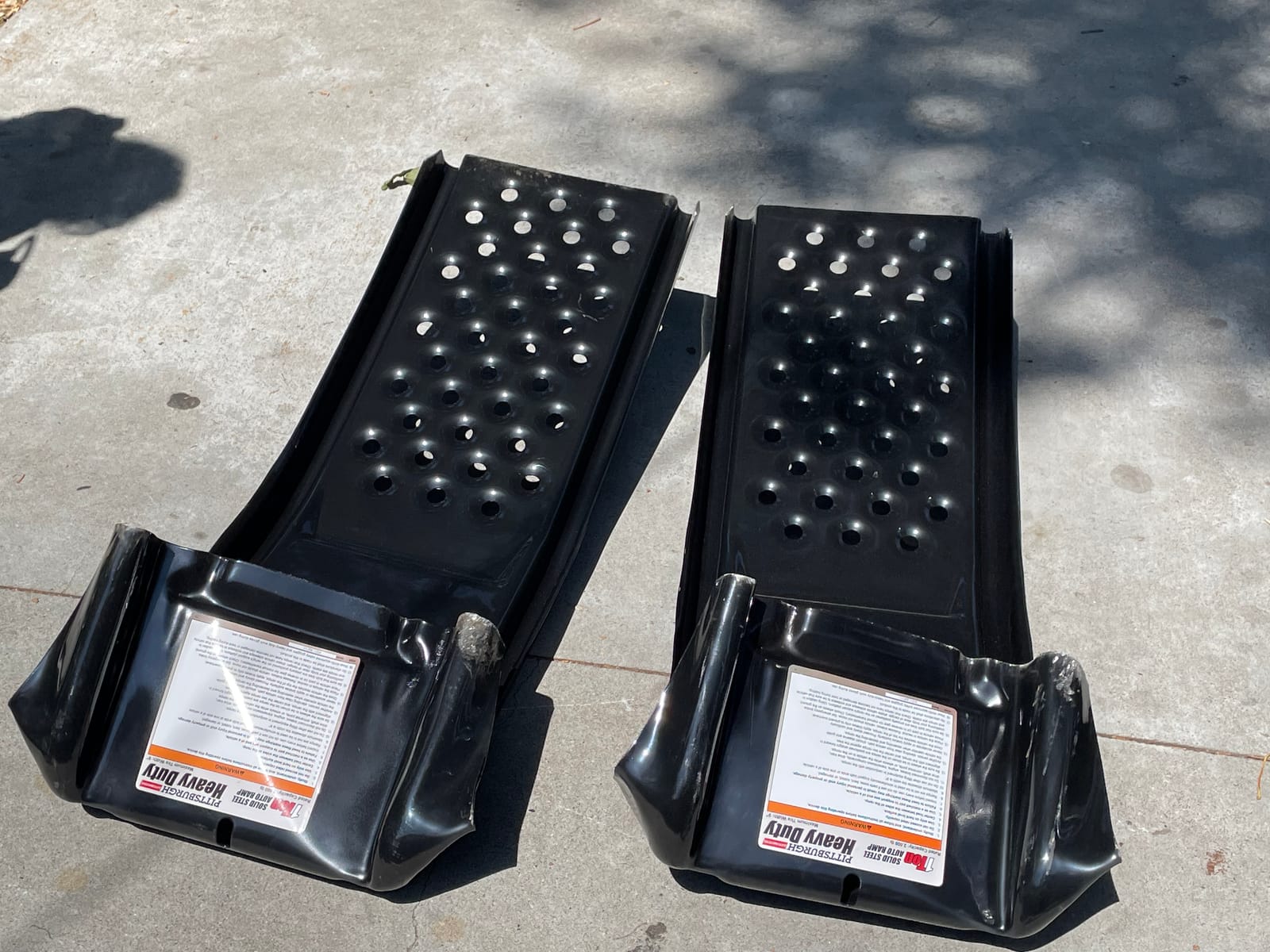 Solid Steel 3 Ton 6500 LBS Auto Ramp Set Heavy Duty Car Light Truck Repairs New customer photo 2