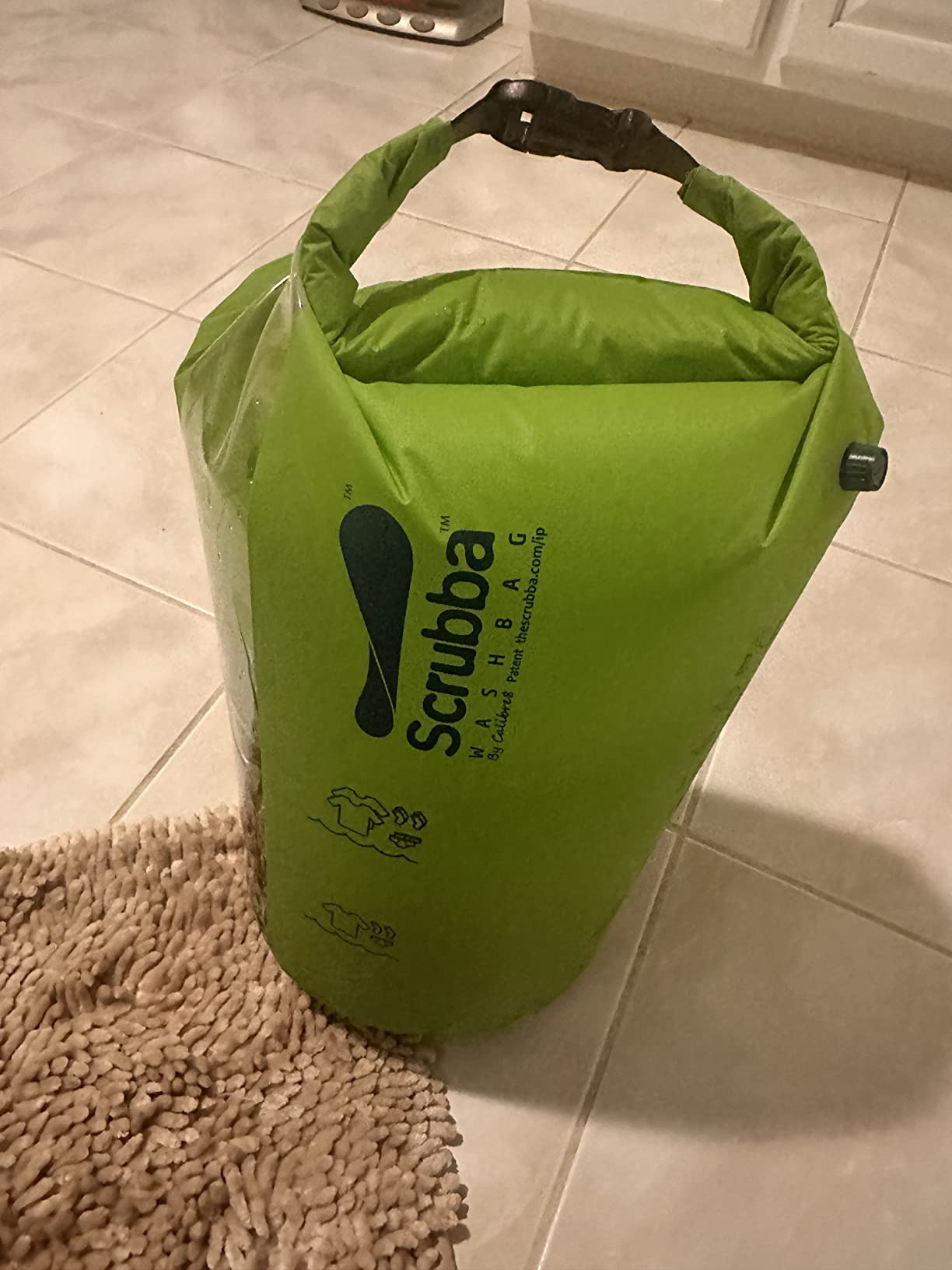 Scrubba Wash Bag Patented Washboard-in-a-Bag™ 5 oz Travel Clothes Washer customer photo 1