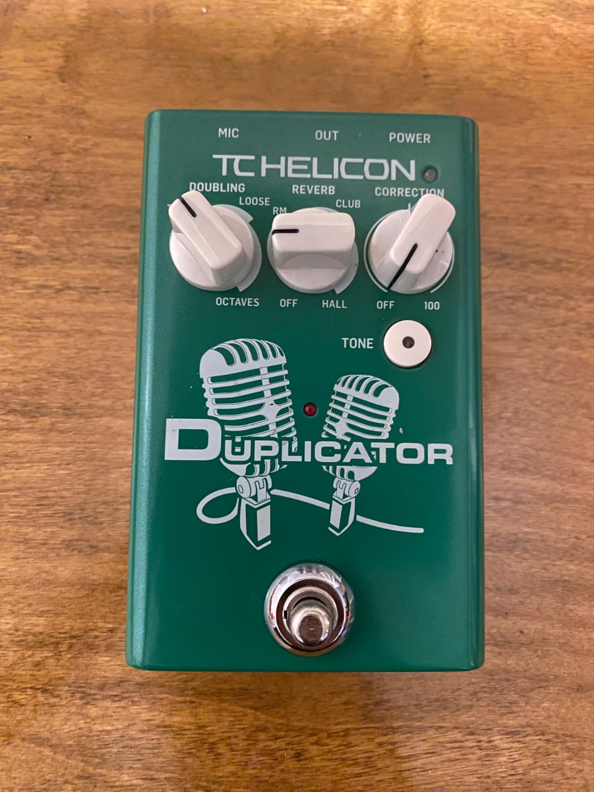 TC Helicon DUPLICATOR Ultra-Simple Vocal Effects Stompbox with Doubling, Reverb and Pitch Correction customer photo 1