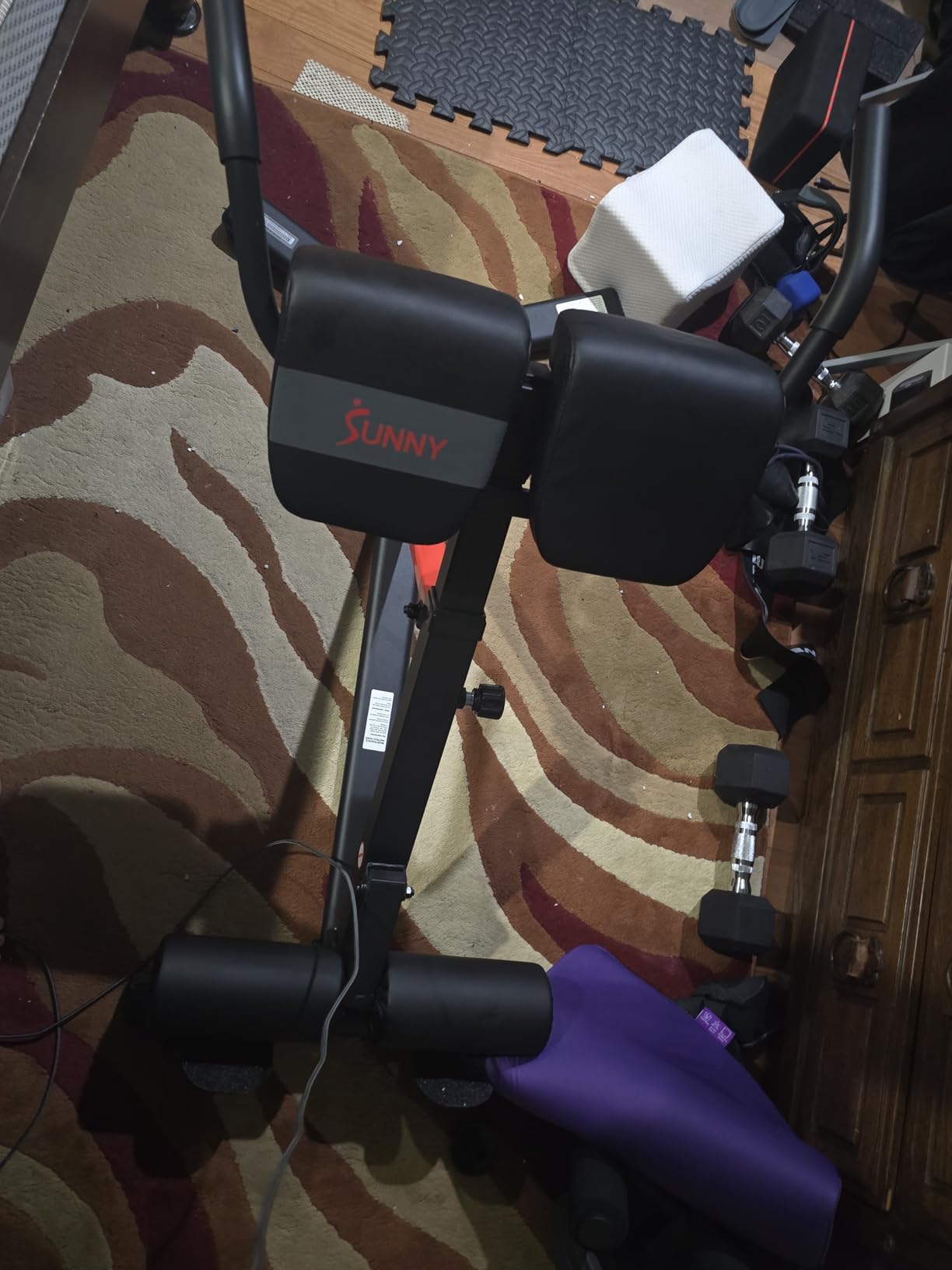 Sunny Health & Fitness Multi-Function Roman Chair customer photo 1