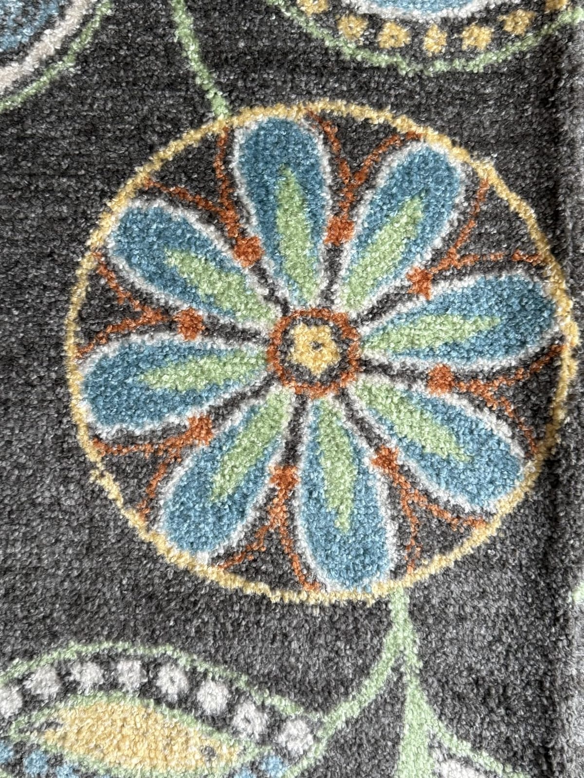 Maples Rugs Reggie Bohemian Floral Print Area Rug, 5' x 7', Dark Grey customer photo 1