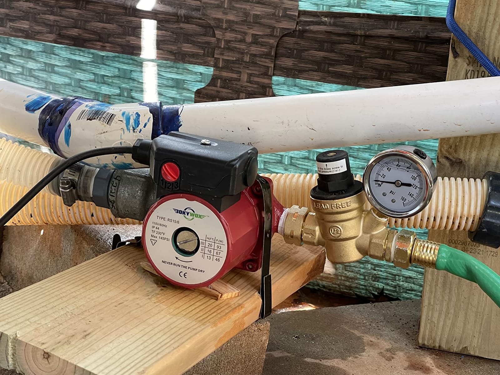 110V NPT3/4'' 3-Speed Domestic Hot Water Circulation Pump 93W Recirculating Circulating Circulator Pump for Solar Heater/Faucet(RS15/6G) customer photo 1