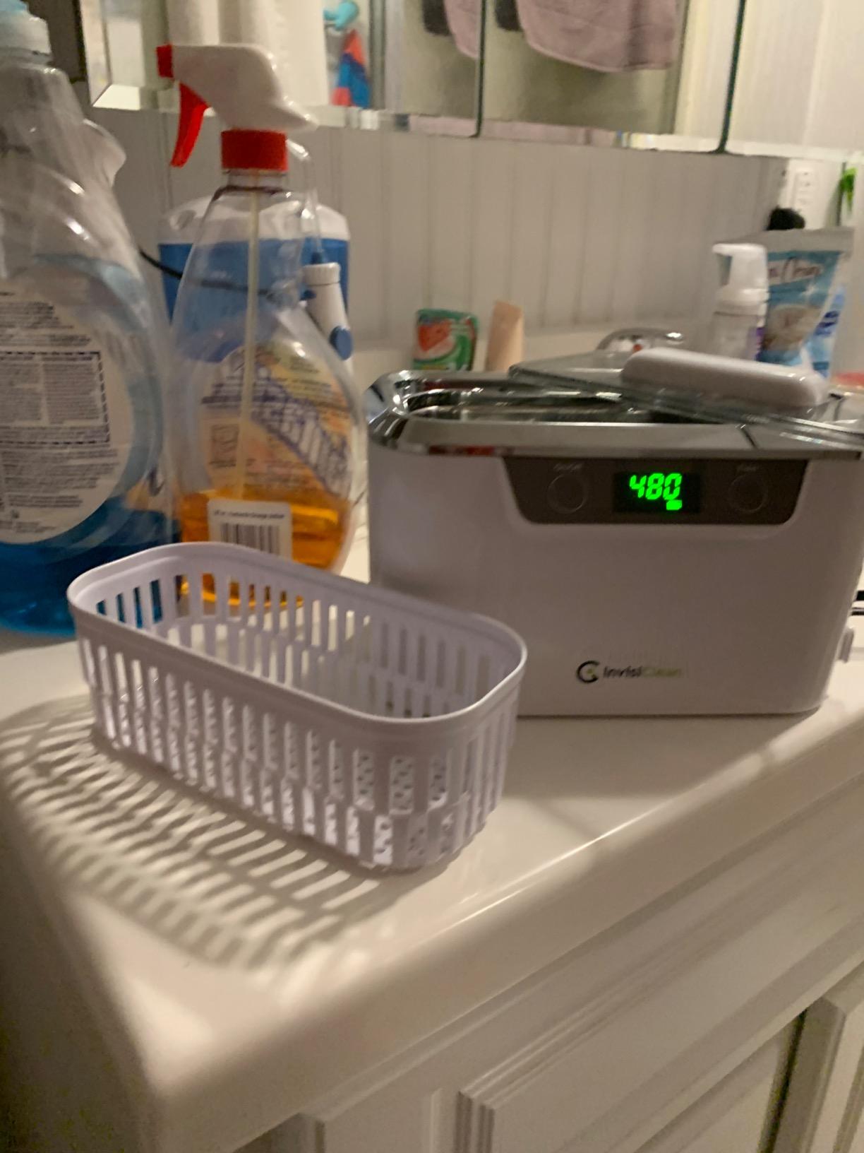 Ultrasonic Cleaner, Professional Ultrasonic Jewelry Cleaner for Diamond Ring, Silver, Gold, Earrings, Necklaces, Glasses, Denture, Retainer, Cpap, Coins, Mouthguard, Razors - VisiClean customer photo 2