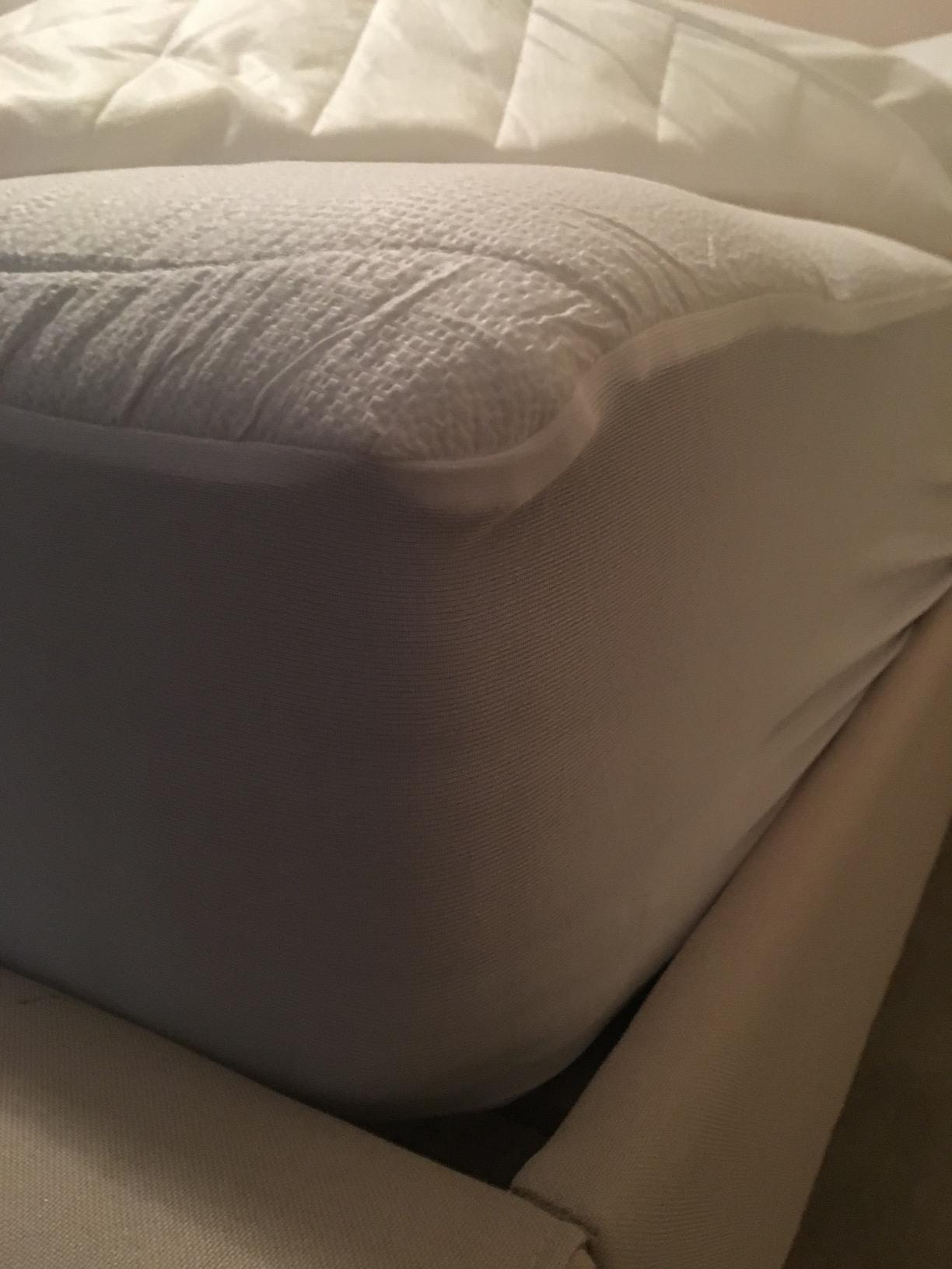 Bedsure Twin XL Mattress Pad, Mattress Topper with 8-21 Inches Deep Pocket | Good Housekeeping Seal, for College Dorm Room Essentials, Extra Long Twin Quilted Fitted Bed Protector, White, 39x80 Inches customer photo 2