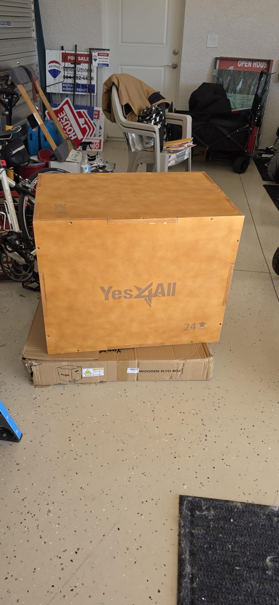 Yes4All 3-in-1 Wooden Plyo Box for Home Gym customer photo 1