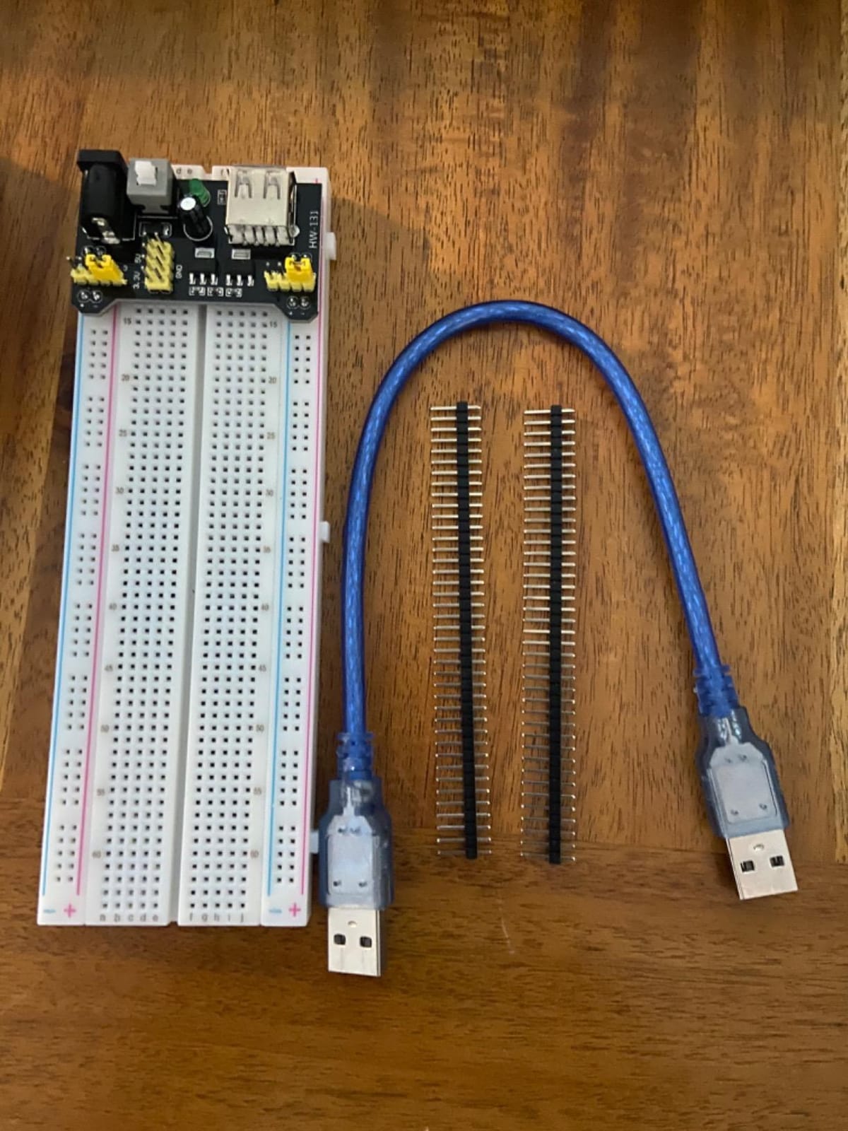 REXQualis Electronics Component Fun Kit w/Power Supply Module, Jumper Wire, 830 tie-Points Breadboard, Precision Potentiometer,Resistor Compatible with Arduino, Raspberry Pi, STM32 customer photo 1