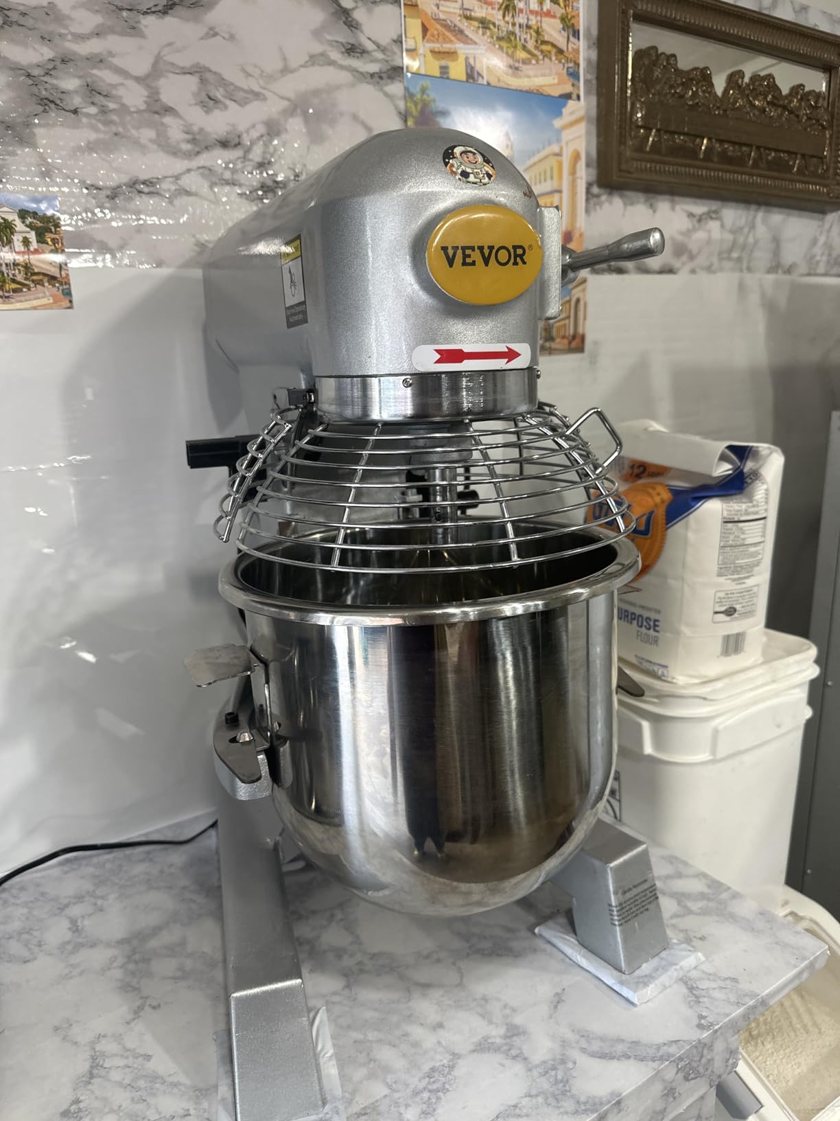Happybuy 30Qt Commercial Food Mixer Timing Function 1250W Commercial Mixer customer photo 2