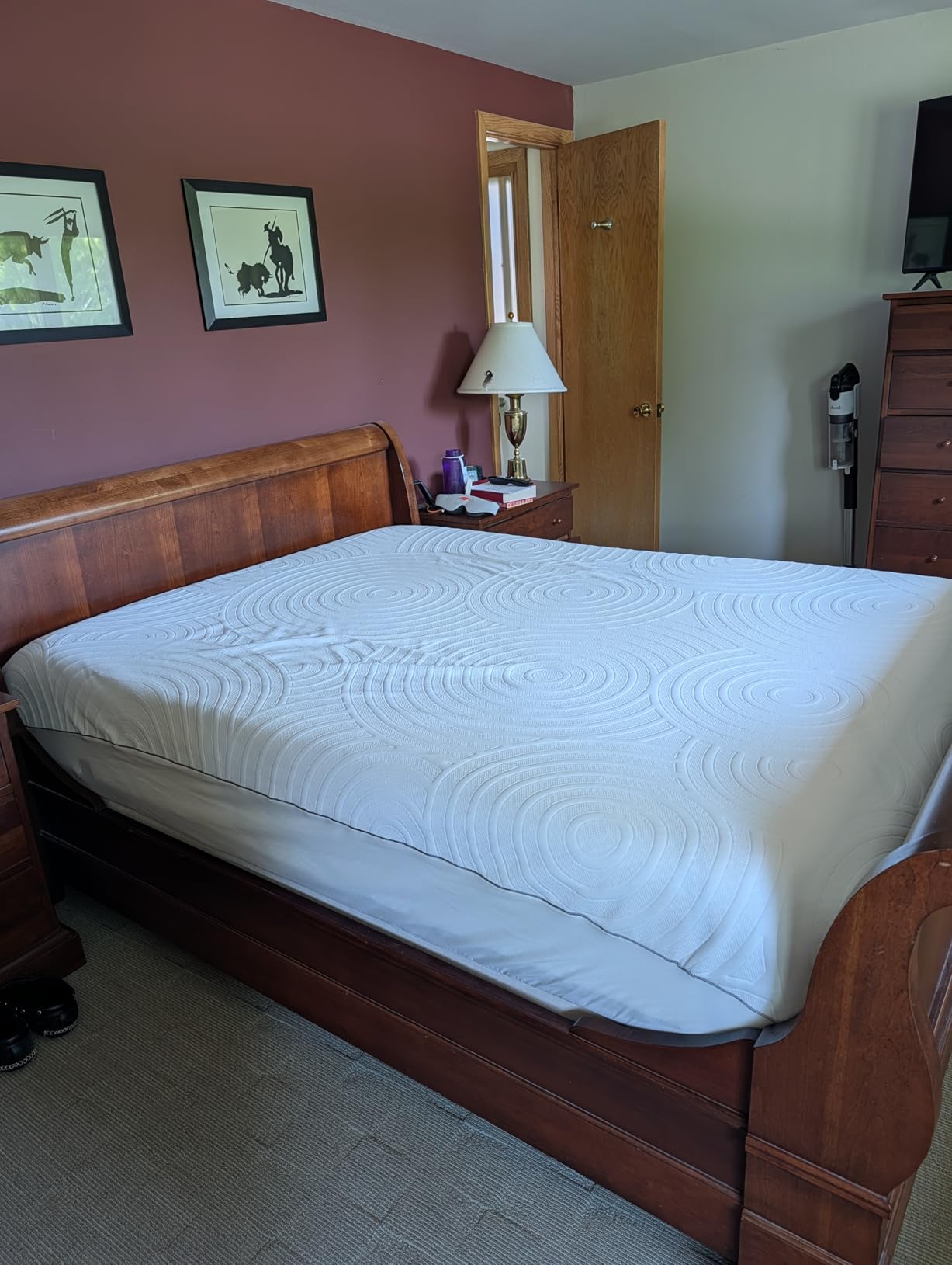 Tempur-Pedic Protect Waterproof Mattress Protector, Queen, White customer photo 2