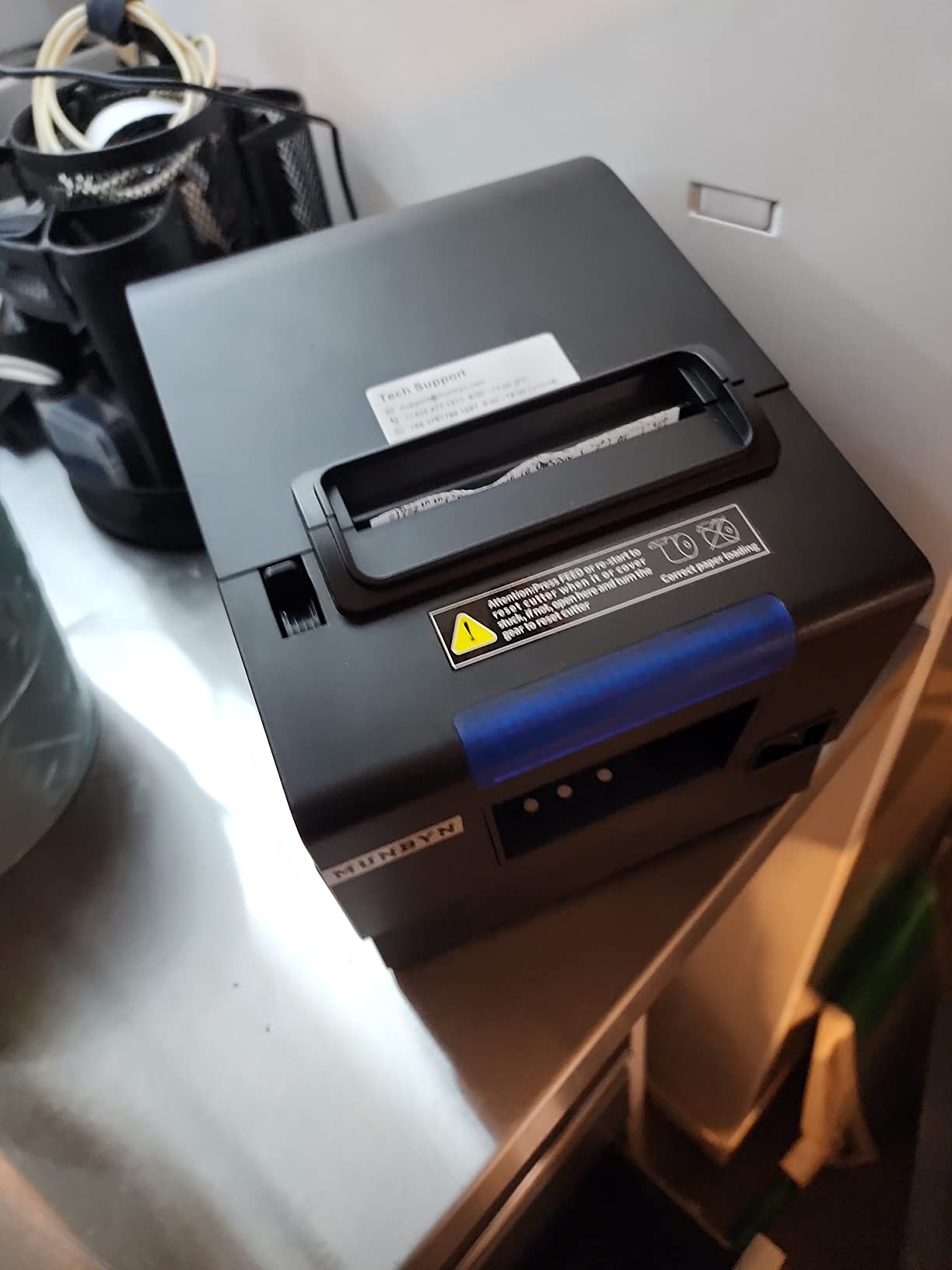 MUNBYN P068 Thermal Receipt Printer 80mm POS Printer USB Serial Ethernet customer photo 1