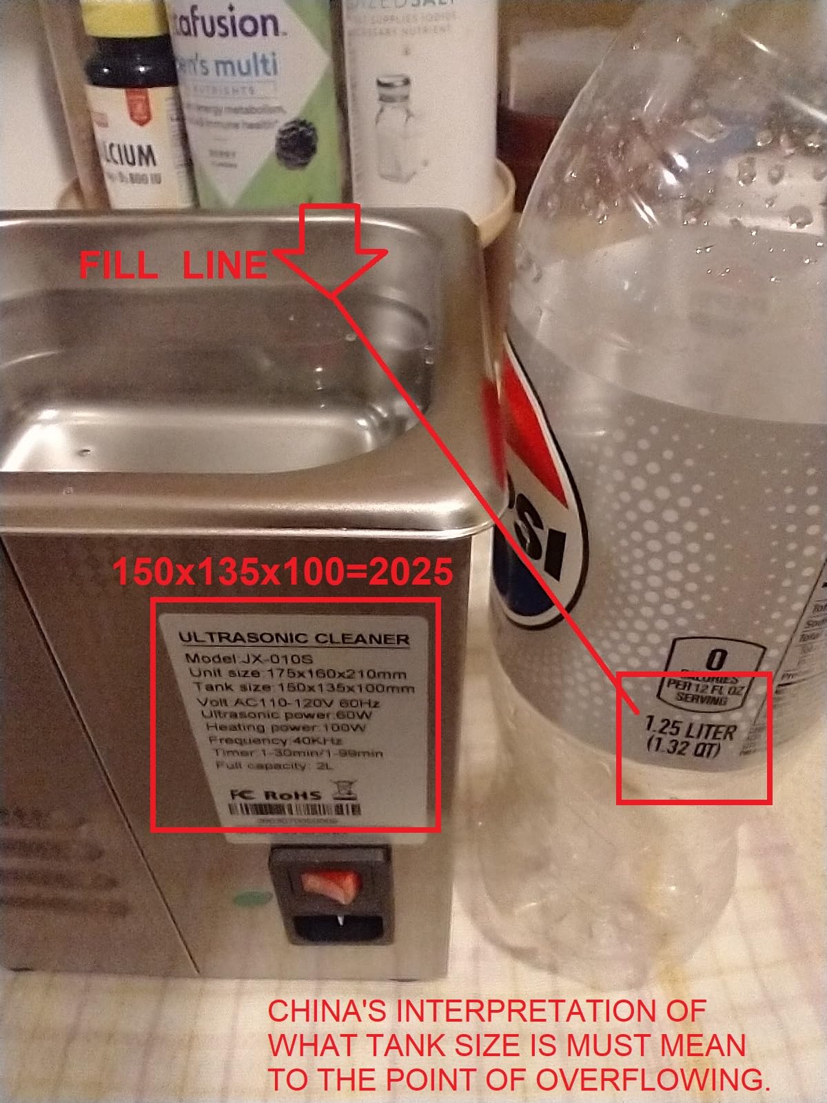 CREWORKS 2L Jewelry Cleaning Machine - 40kHz Digital Sonic Cleaner customer photo 2