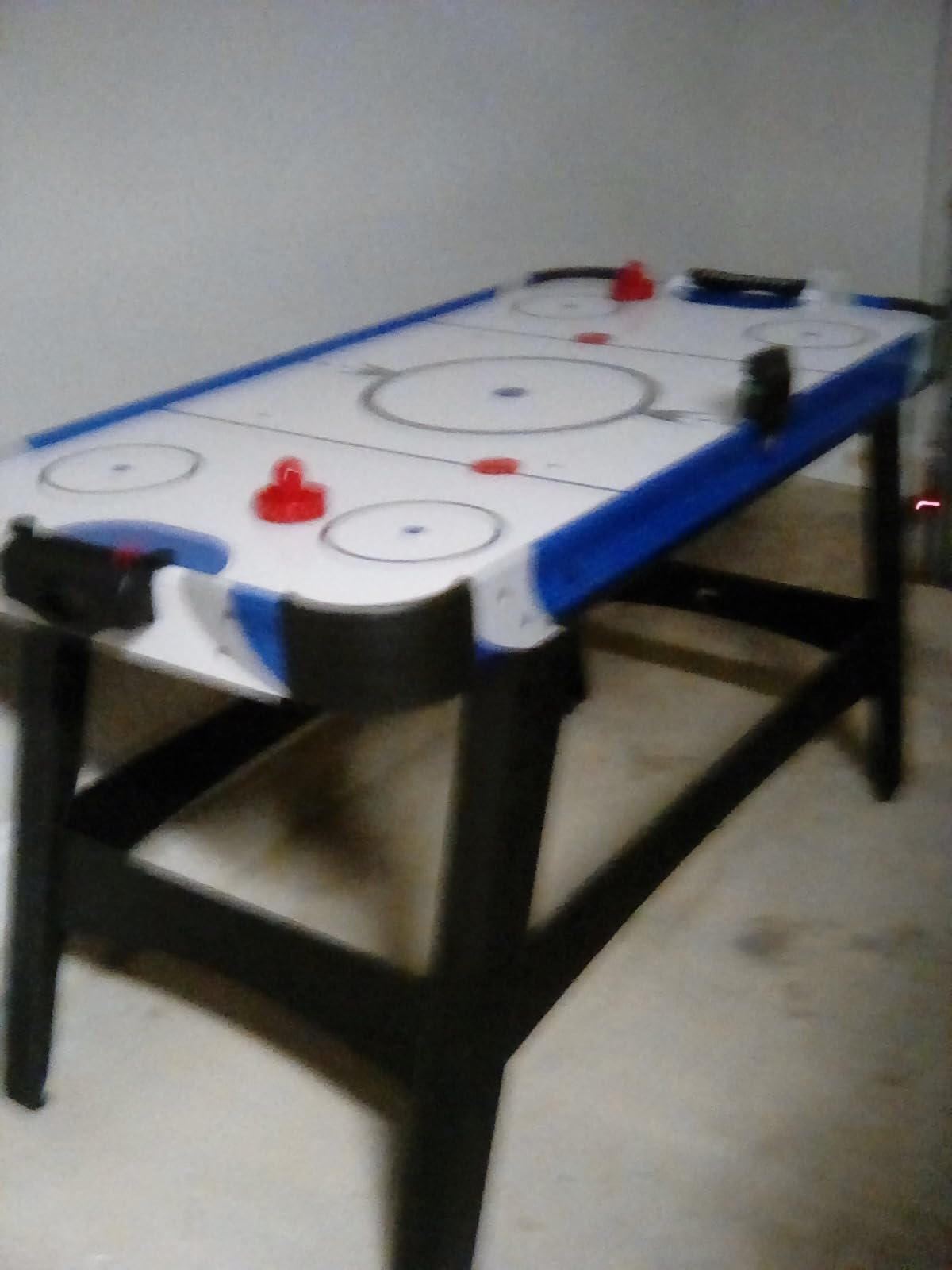 Best Choice Products 58in Mid-Size Arcade Style Air Hockey Table for Game Room, Home, Office w/ 2 Pucks, 2 Pushers, Digital LED Score Board, Powerful 12V Motor, Carrying Bag customer photo 2