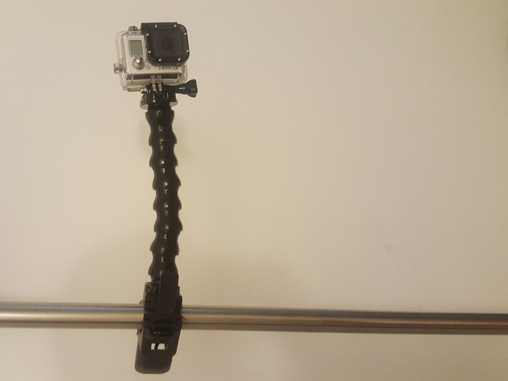 Suptig Jaws Flex Clamp Mount Gooseneck Mount for GoPro Mission Pro Gopro Hero 13 Hero 12 Hero 11 Hero 10 Hero 9 Hero 8 Hero 7 Hero 6 Hero 5 Hero 4 Session Hero 3 Akaso DJI osmo Arlo Action Camera. customer photo 1