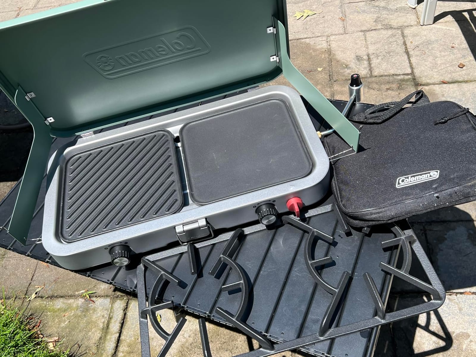 Coleman Cascade 3-in-1 Camp Stove, Portable Cooktop with Grill & Griddle customer photo 1