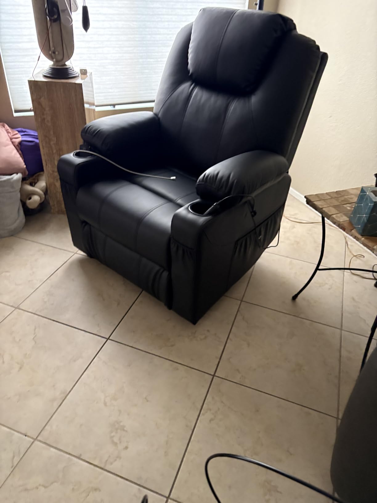 MCombo Power Lift Recliner Chair for Elderly, Heat and Massage 7040(Medium) customer photo 2
