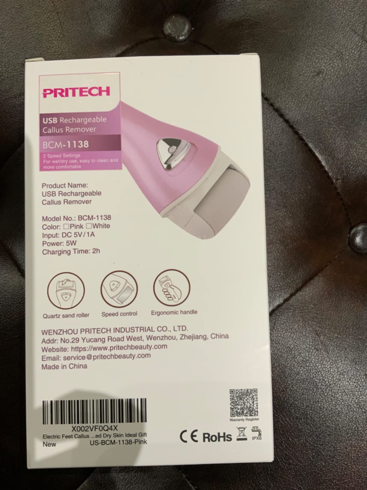 Electric Foot Callus Remover, Rechargeable Foot File for Dead Skin Care customer photo 2