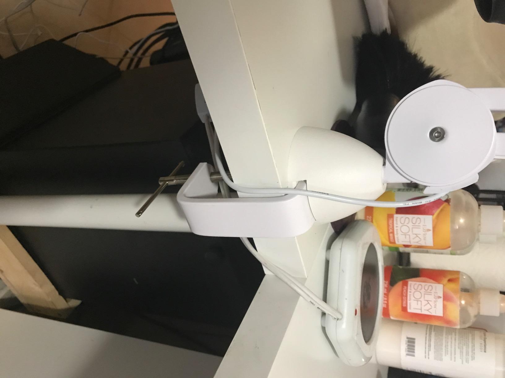Daylight Company Lumi Task Lamp, +95 CRI, 4000 Lux, Craft Light, Super Bright Desk Lamp, Touch Dimmable, 2 Brightness Levels, Ideal Table Light, Drawing Lamps - Metal - 15 W customer photo 1