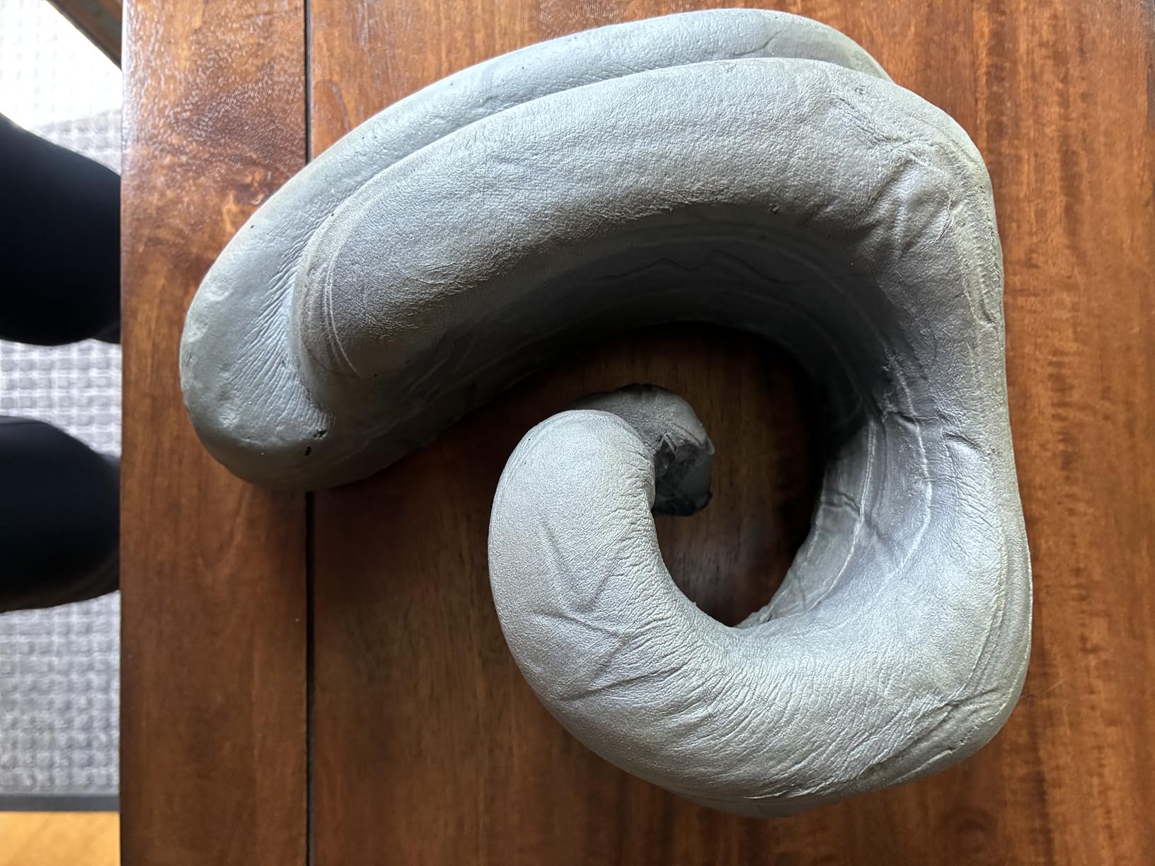 Evolution S3 Travel Pillow - Memory Foam Neck Pillow for Airplane and Long Flights with Seat Straps for Head and Neck Support, 360 Degree Support (Steel Grey) customer photo 2