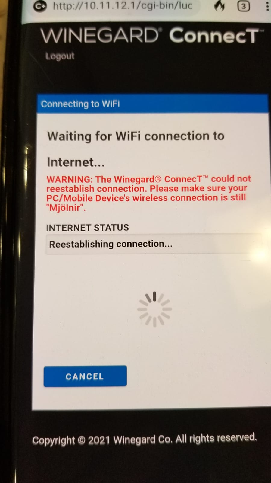 Winegard 434719 Connect 2.0 4G2 (WF2-435) 4G LTE and Wi-Fi Extender for RVs customer photo 2