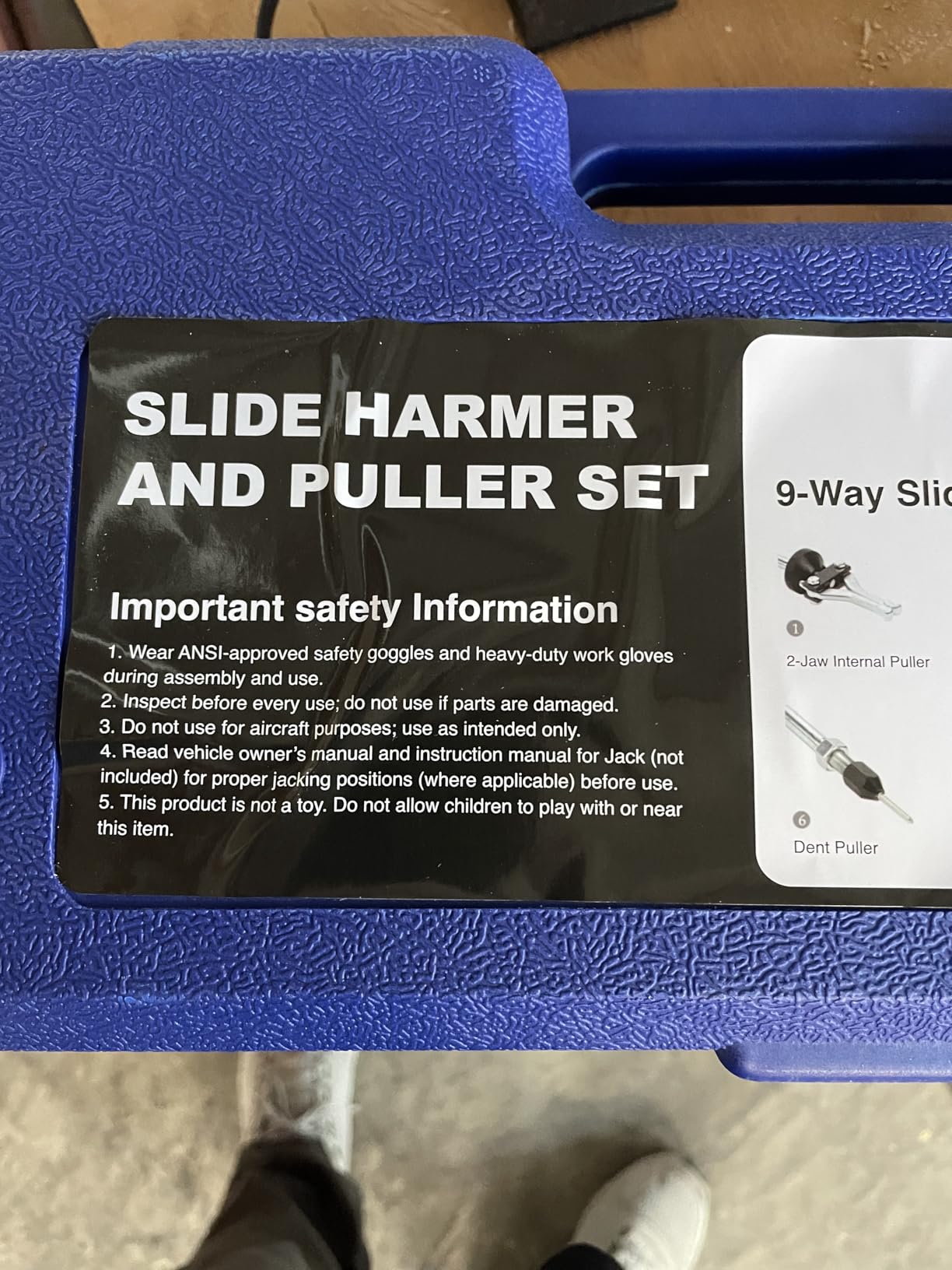 Orion Motor Tech OMT Slide Hammer, 9-Way Slide Hammer Puller Set customer photo 2