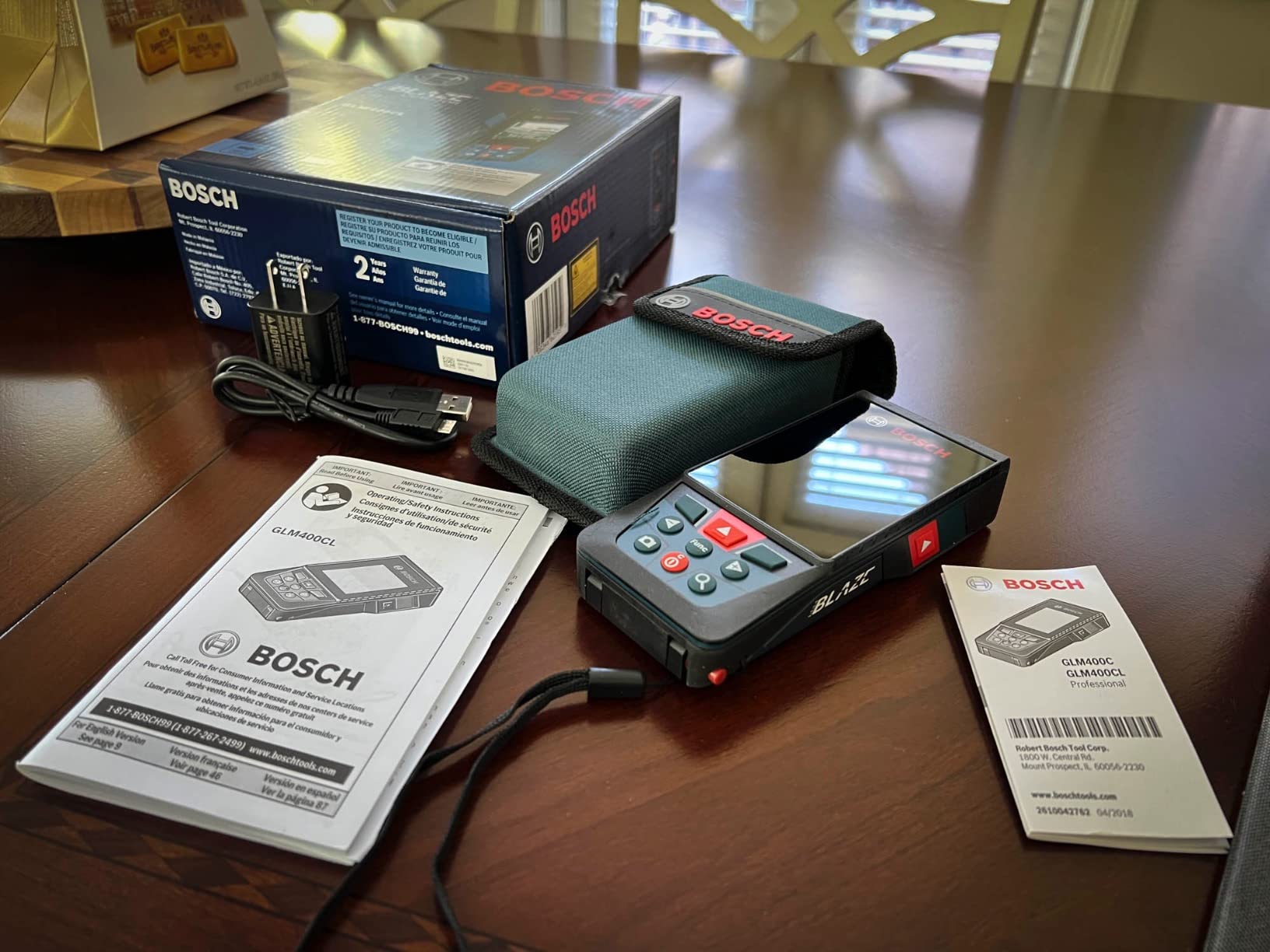 BOSCH PRO GLM400CL Blaze Outdoor 400 Ft. Connected Laser Measure customer photo 1