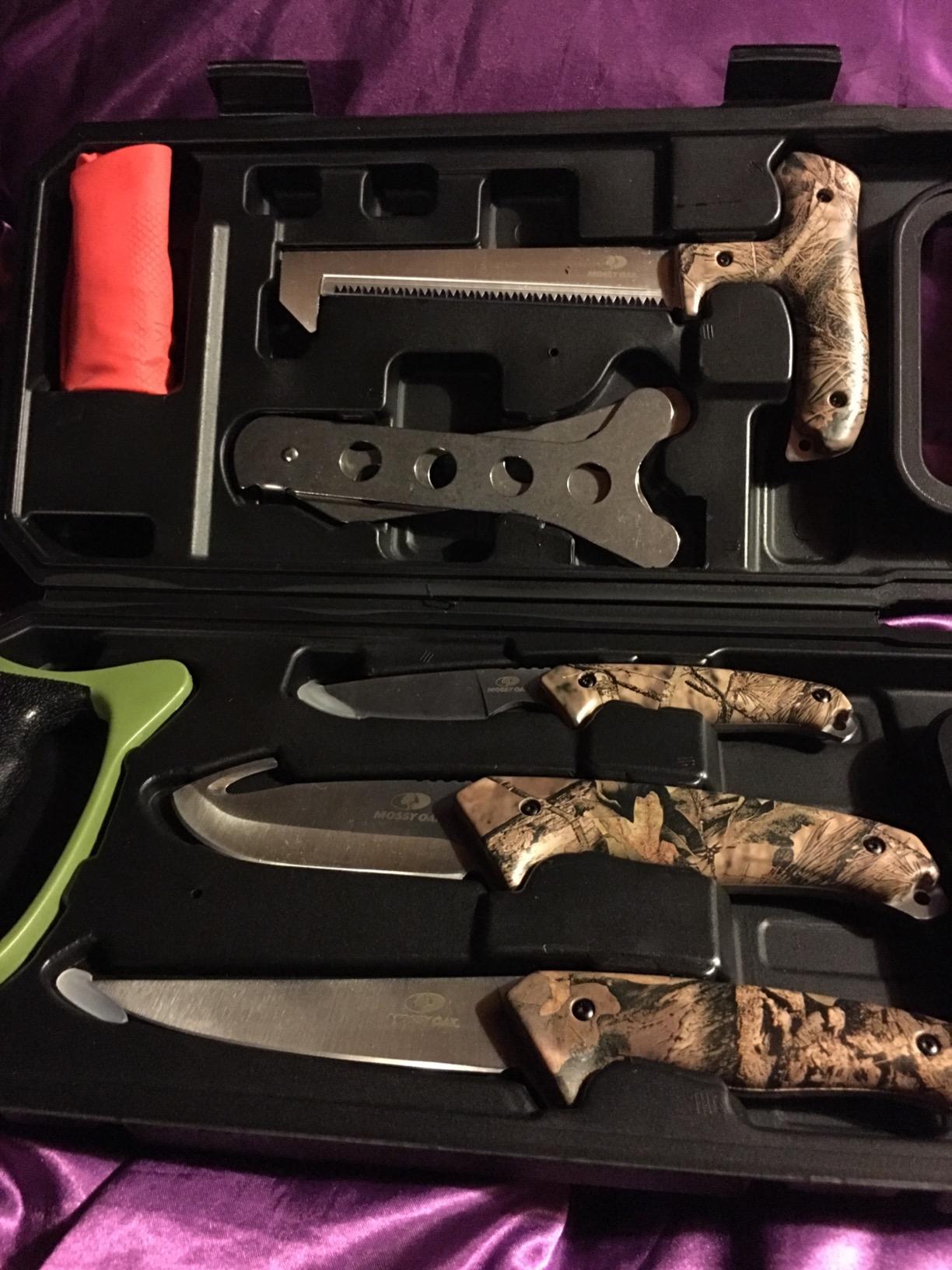Mossy Oak Field Dressing Kit Hunting Deer Knife Set (8-Piece) customer photo 2