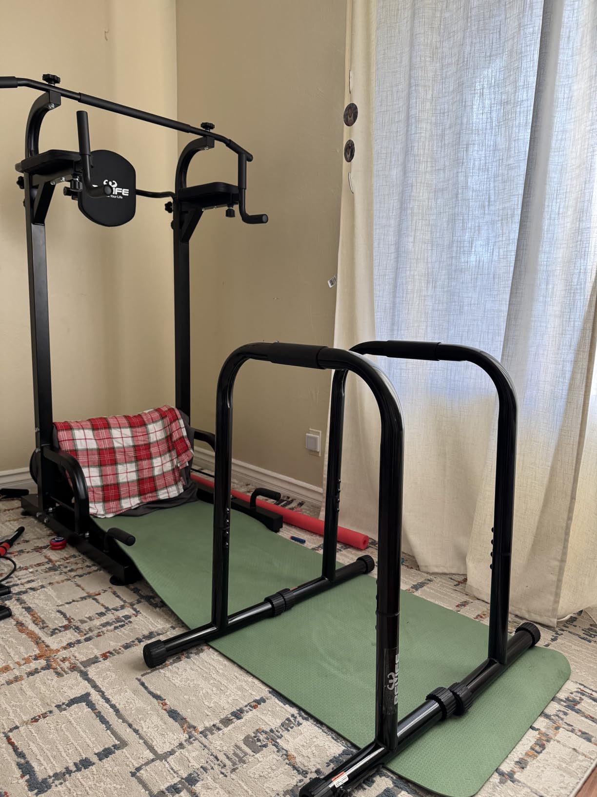 RELIFE REBUILD YOUR LIFE Dip Bar for Home Gym Training 400LBS Parallel Bars customer photo 1
