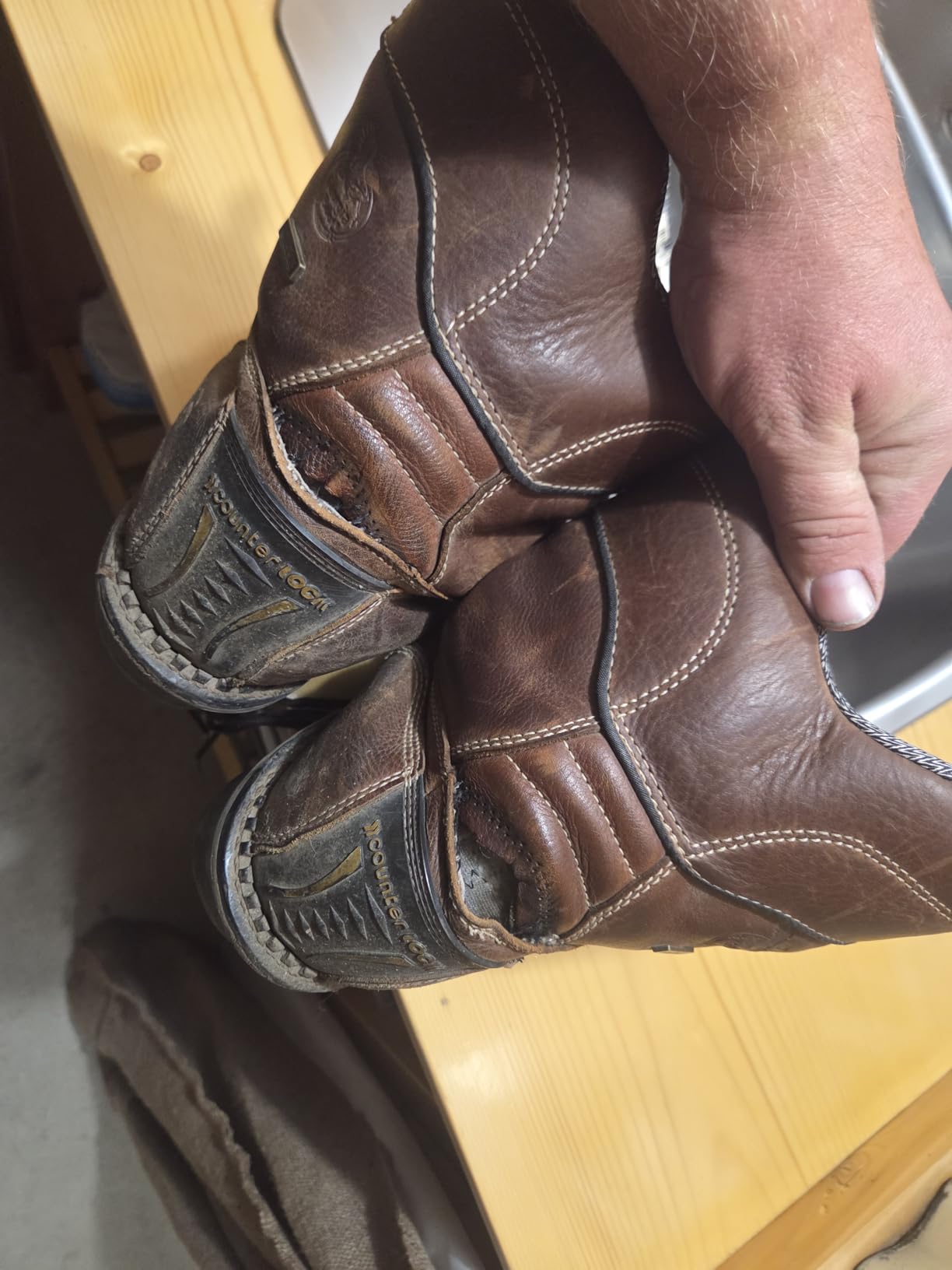 Georgia Boot AMP LT Logger Composite Toe Waterproof Work Boot customer photo 2