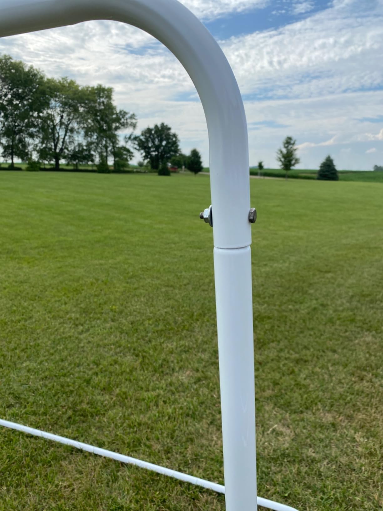F2C Soccer Net 12 x 6 Soccer Goal for Backyard, Steel Frame for Kids, Adult Portable Shooting Training Aid with Carry Bag,Ground Stakes Waterproof (12x6 FT) customer photo 2