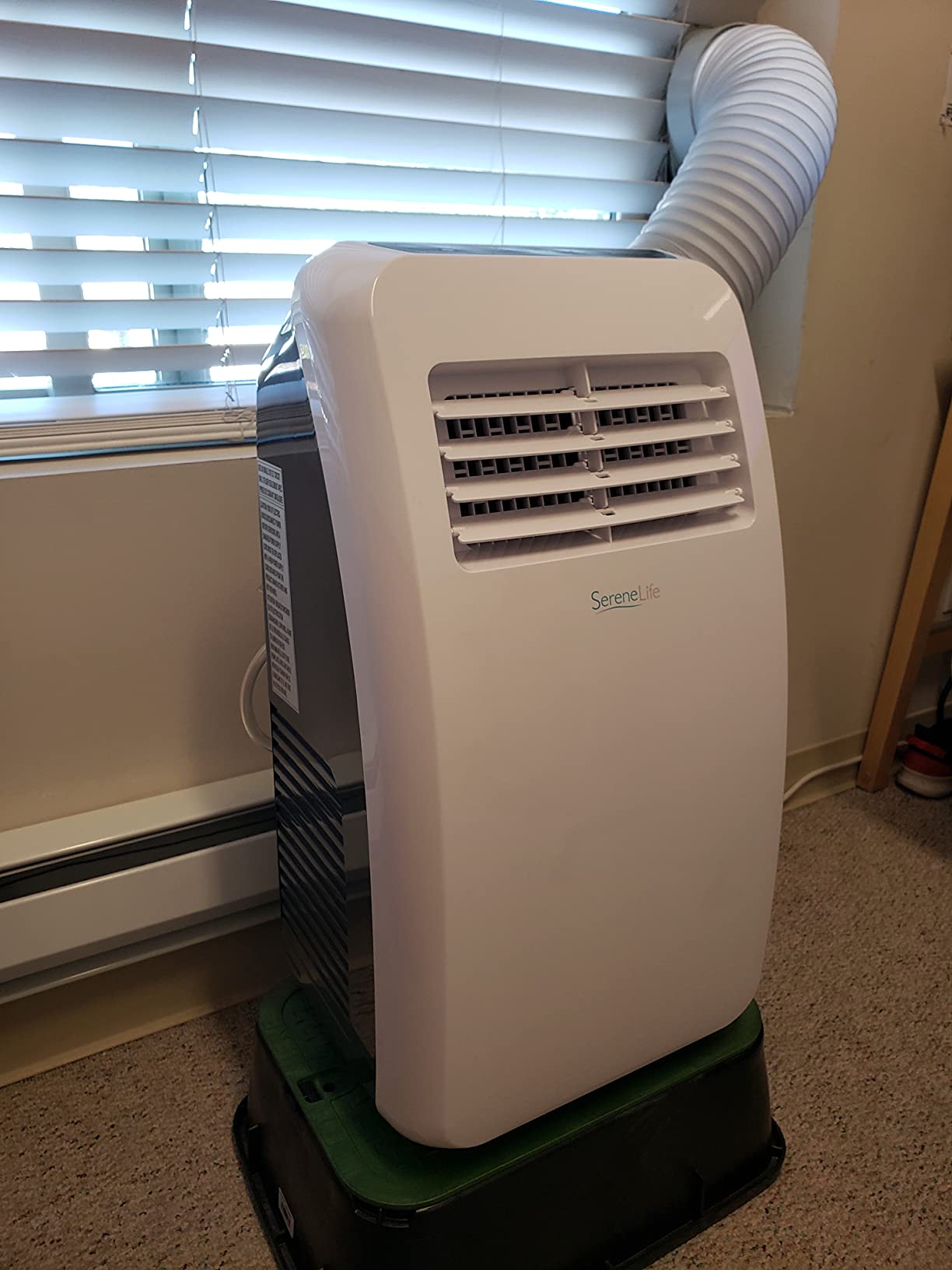 SereneLife Portable Air Conditioner, With Dual Motor, Dehumidifier & Fan | 8,000 BTU AC With Temperature Ranges 64°F–90°F | Fast Powerful Cooling | 3 Fan Speeds, Remote Control, & Window Exhaust Kit customer photo 1