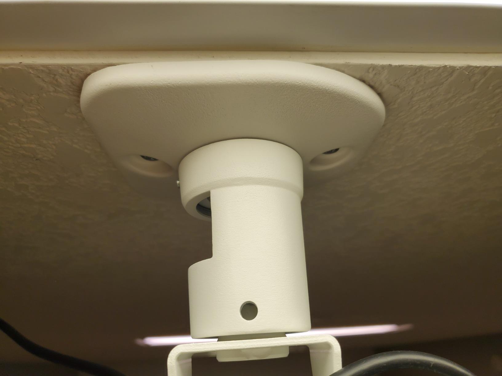 Full Motion Universal Ceiling Projector Mount Bracket with Adjustable Height and Extendable Arms Rotating Swivel Mount for Home and Office Projector (Black) customer photo 1