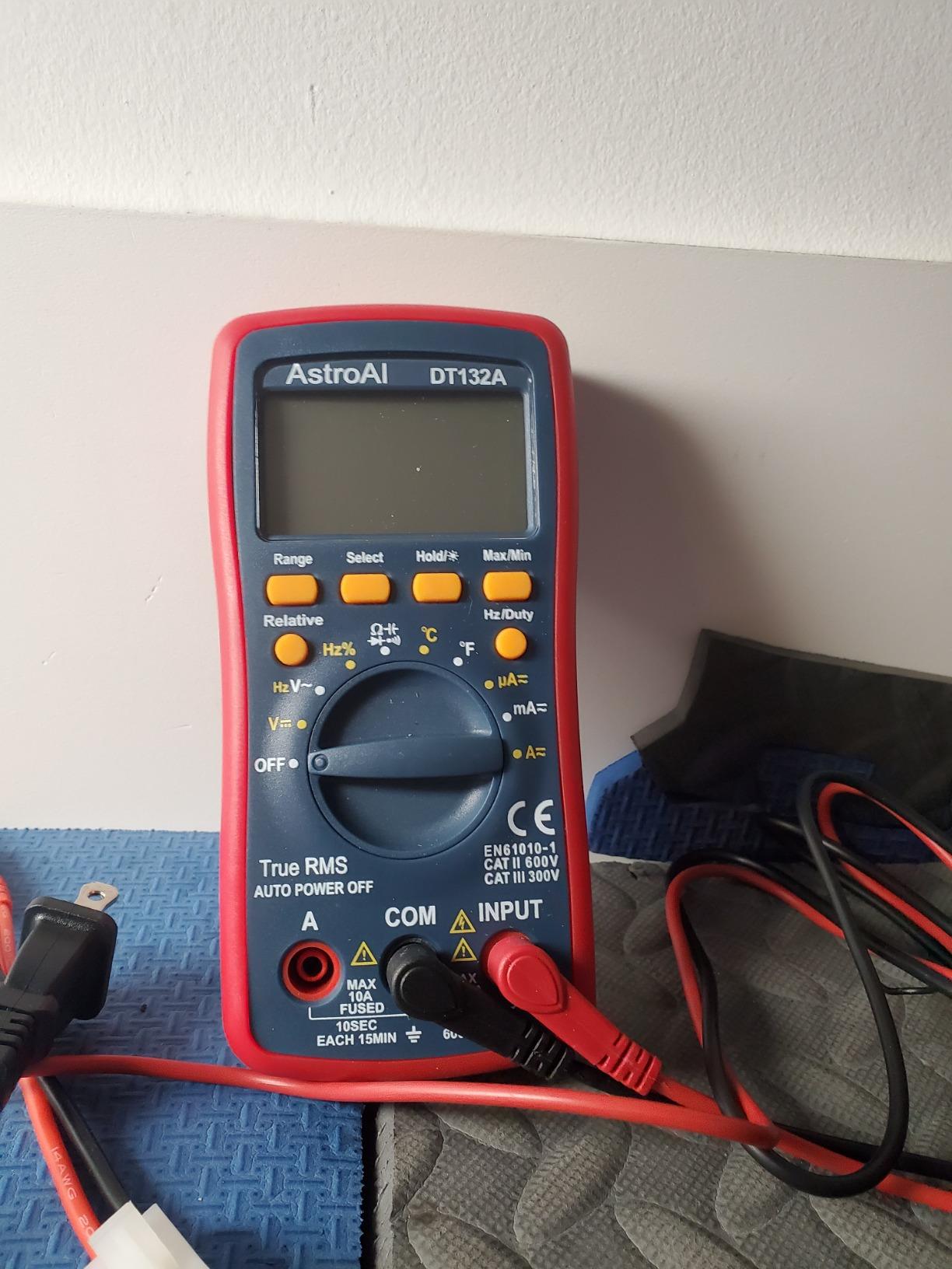 AstroAI Digital Multimeter, TRMS 4000 Counts Volt Meter (Manual and Auto Ranging); Measures Voltage Tester, Current, Resistance, Continuity, Frequency; Tests Diodes, Temperature (Red) customer photo 2