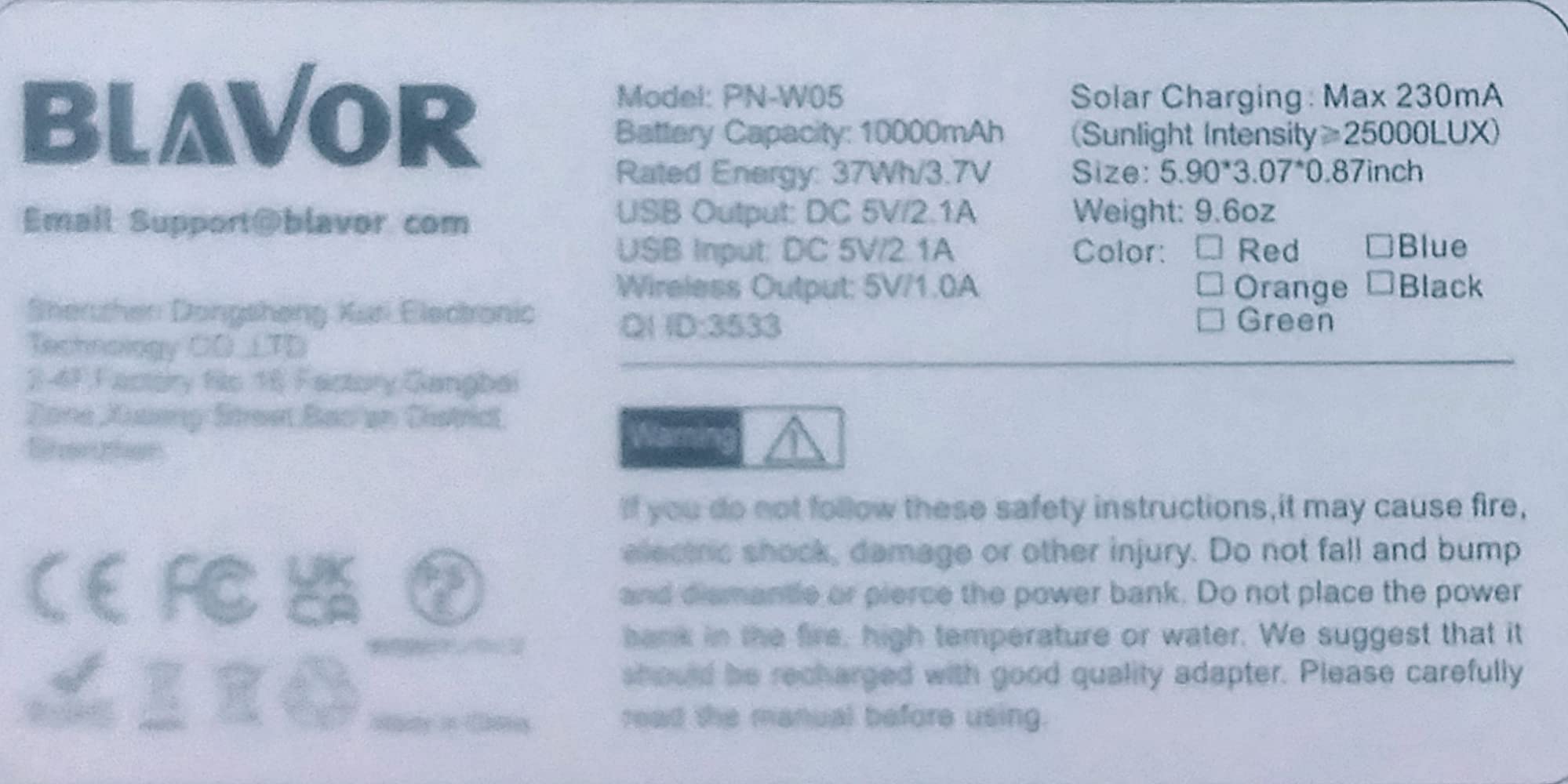 BLAVOR Solar Power Bank 10,000mAh, Portable Wireless Charger, 20W Fast Charging External Battery Pack with USB C for Cell Phones, Solar Panel Charging with Dual Flashlight for Camping customer photo 2