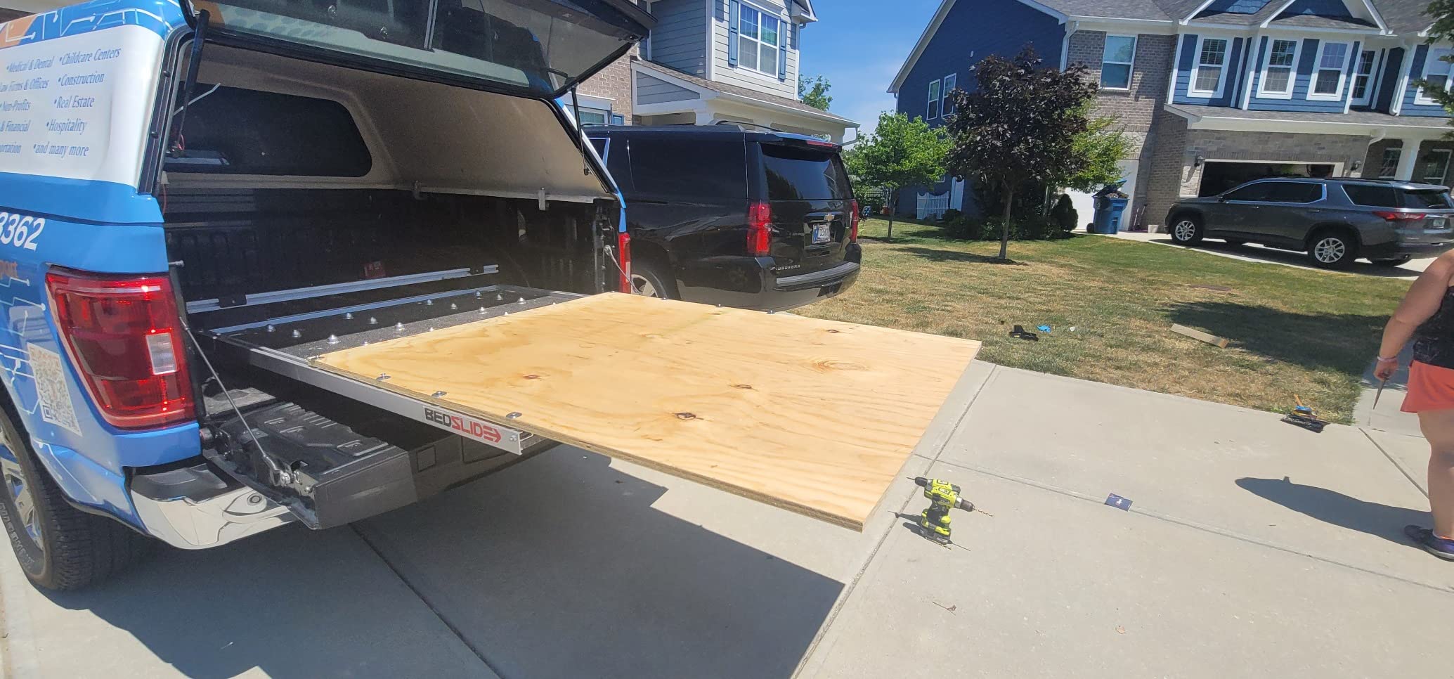 Bedslide 1000 Classic Sliding Truck Bed Organizer, 65 x 48-Inch, Capacity 1000 lbs, Truck Bed Storage Drawer, Black customer photo 1