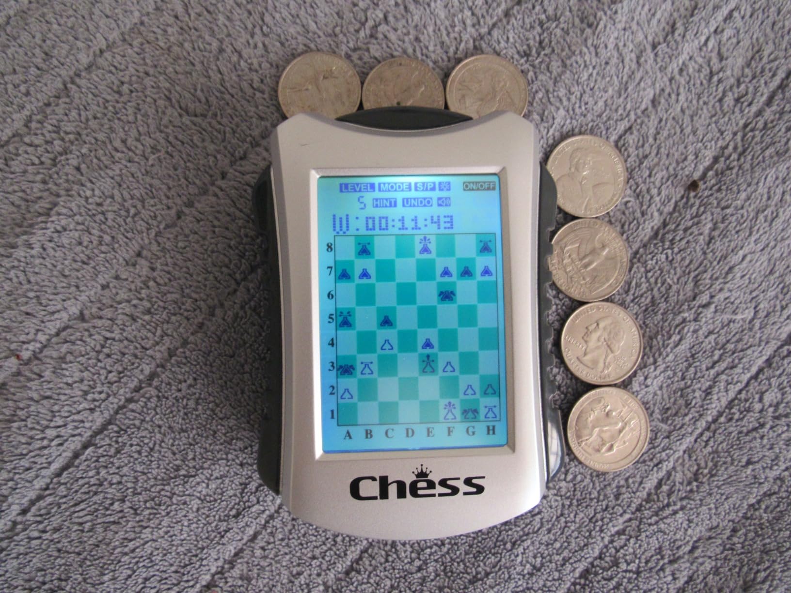 Lyght Handheld Electronic Chess Game, 20 Levels, 100 Built-in Chess Records, Built-in Connect Four and Checker Game, customer photo 1