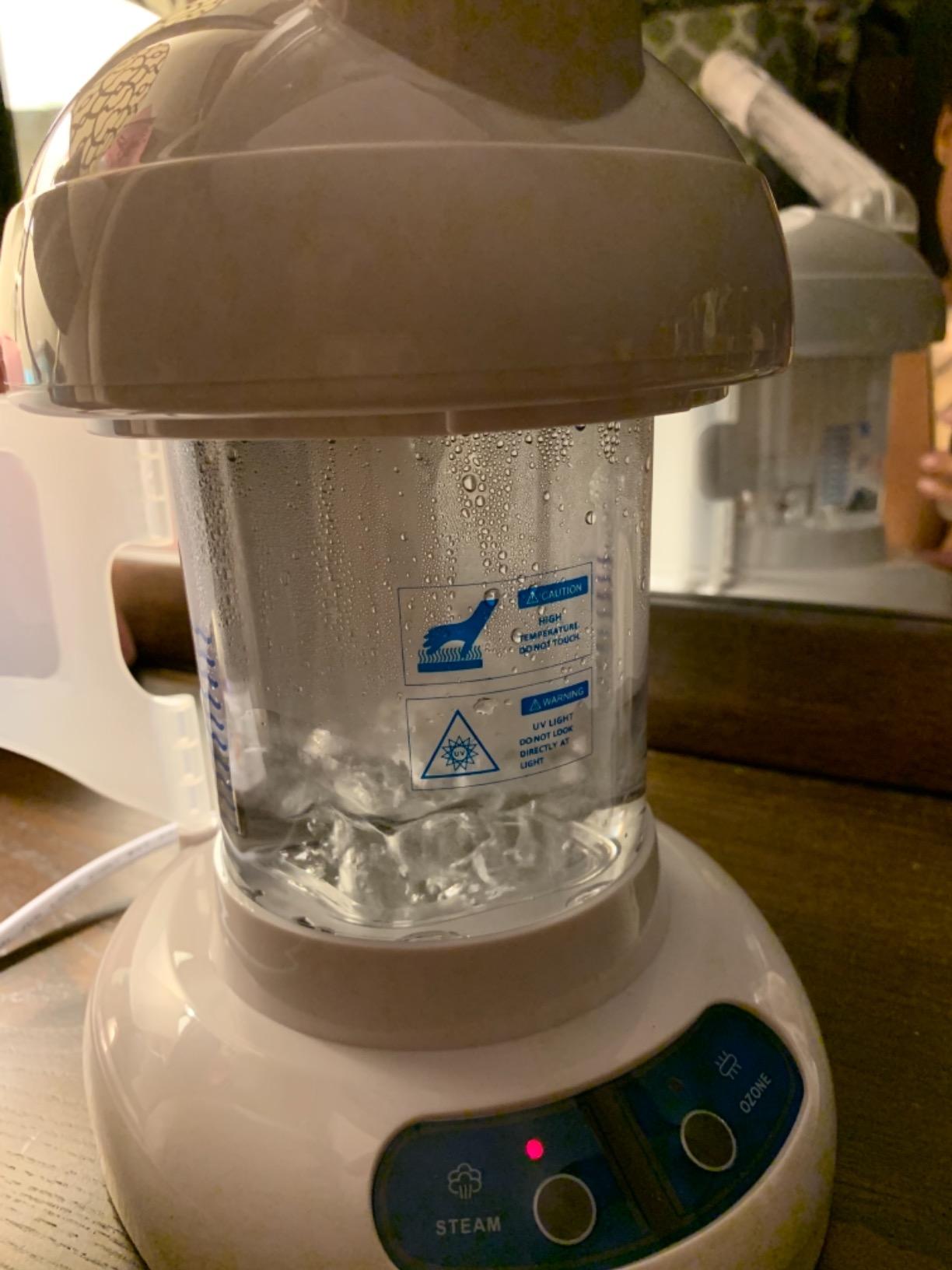 Facial Steamer, Ozone Nano Ionic Face Steamer for Deep Cleaning customer photo 1