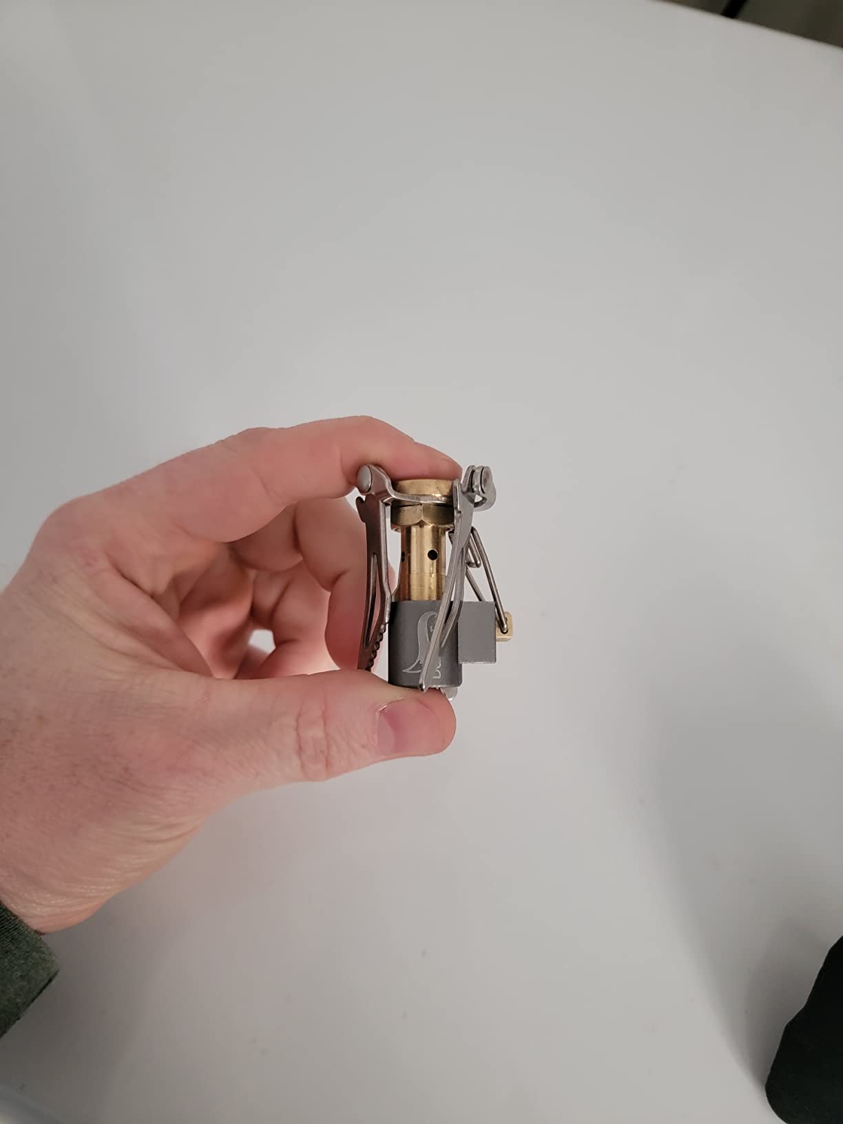DESERT & FOX Ultralight Mini Camping Stove, 2600W Power Titanium Alloy Automatic Foldable Outdoor Cookware Tool for Picnic, Cookout, Camping, Hiking customer photo 2