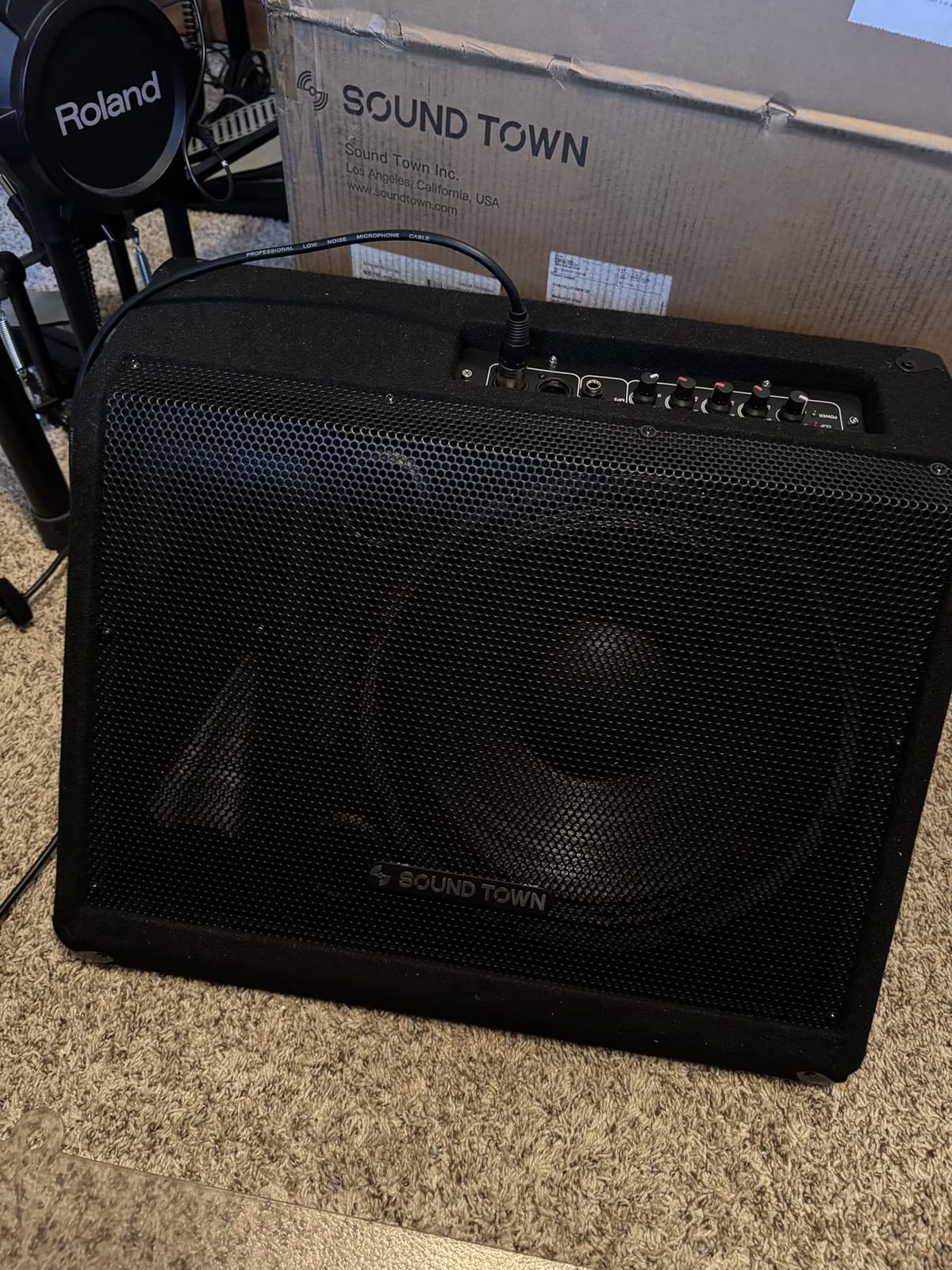 Sound Town 2-Pack Powered DJ PA Stage Monitor Speakers 10” 300W with Compression Driver for Live Sound, Bar, Church (METIS-10MPW-PAIR) customer photo 1