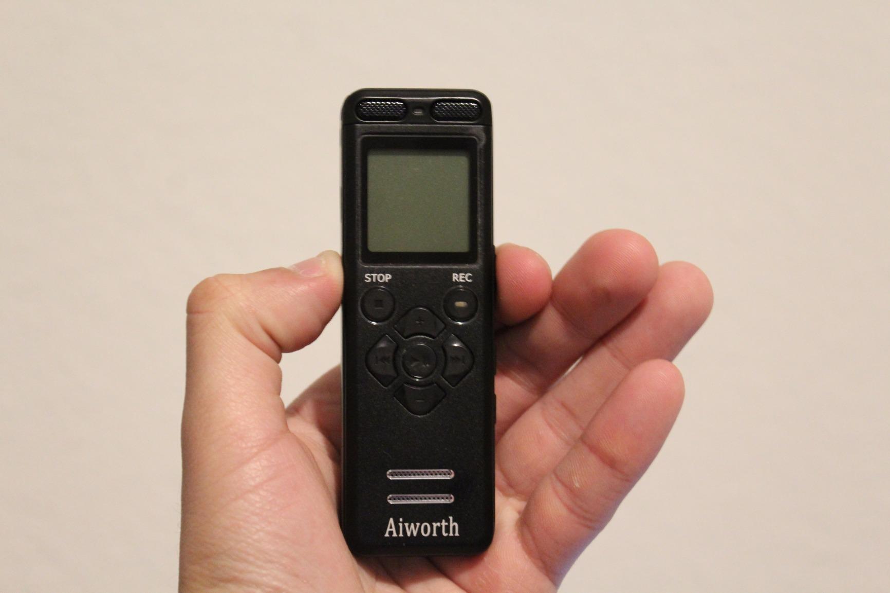 136GB Digital Voice Recorder Voice Activated Recorder for Lectures Meetings - aiworth 9860 Hours Sound Audio Recorder Dictaphone Recording Device with Playback,MP3 Player,Password,Variable Speed. customer photo 2