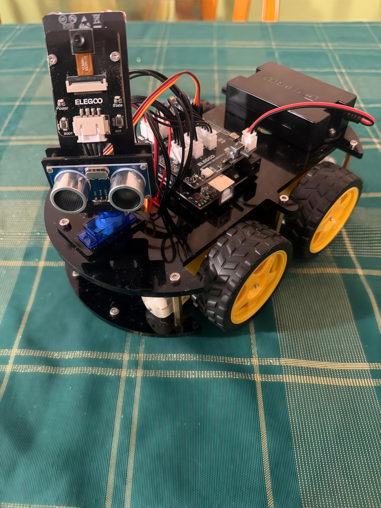 ELEGOO UNO R3 Smart Robot Car Kit V4 with Camera, Compatible with Arduino customer photo 1