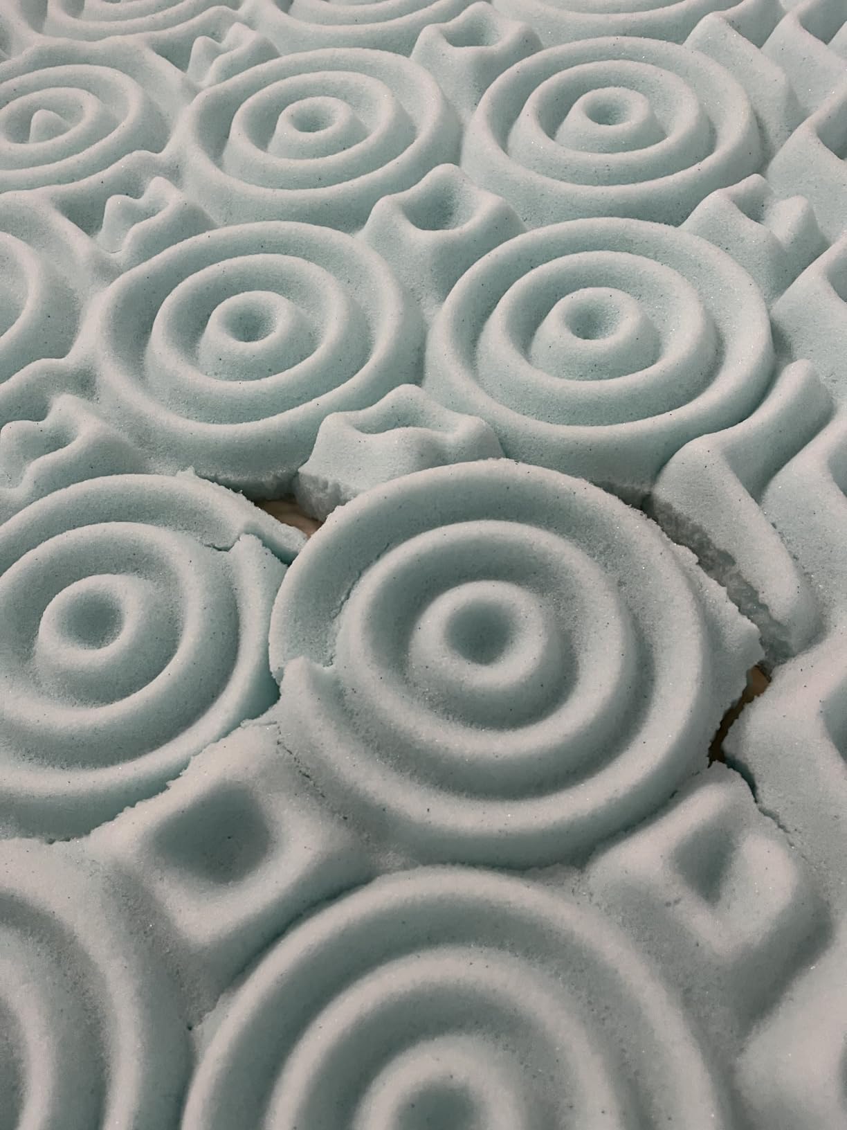 LUCID 2 Inch Gel Memory Foam Mattress Topper, Queen size - 5 Zones - Cooling Gel Infusion - CertiPur Certified Foam customer photo 2