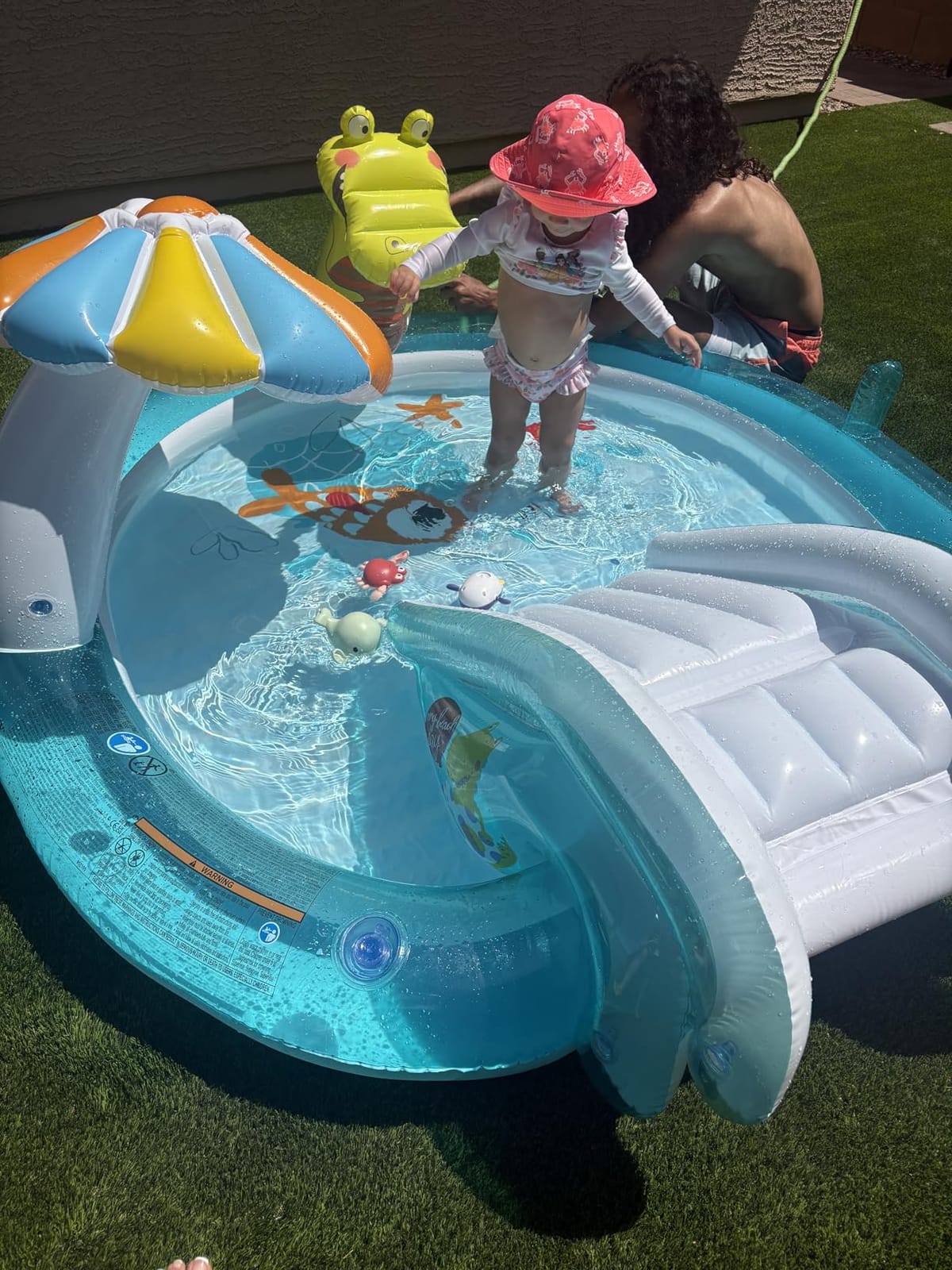 INTEX Jungle Adventure Inflatable Water Slide Park & Kiddie Swimming Pool customer photo 2