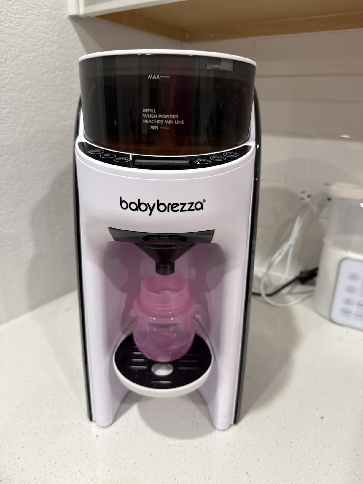 Baby Brezza Formula Pro Advanced Formula Dispenser + Bottle Maker Machine customer photo 2