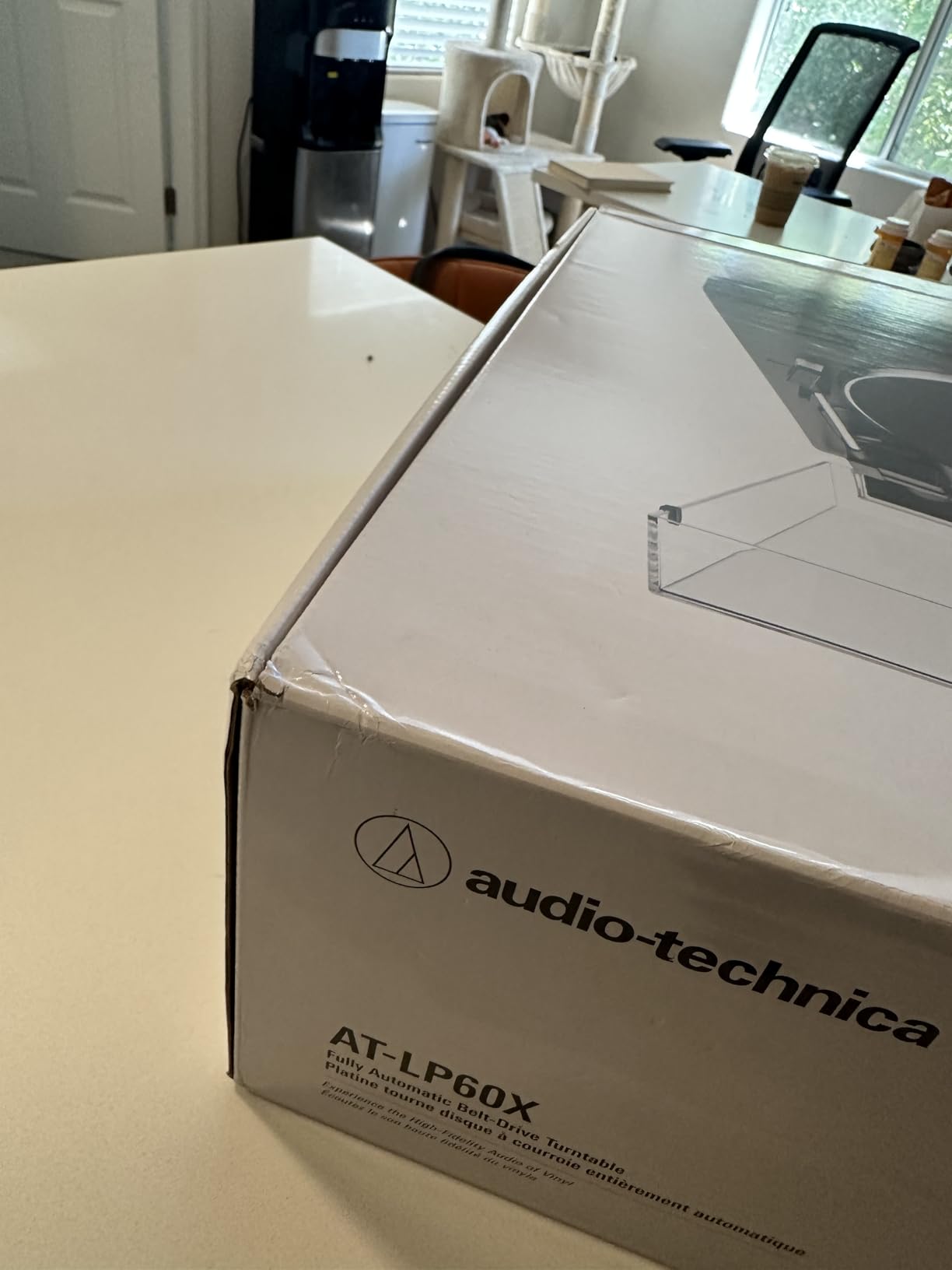 Audio-Technica AT-LP60X-BK Fully Automatic Belt-Drive Stereo Turntable, Black, Hi-Fidelity, Plays 33-1/3 and 45 RPM Vinyl Records, Dust Cover, Anti-Resonance, Die-Cast Aluminum Platter customer photo 2