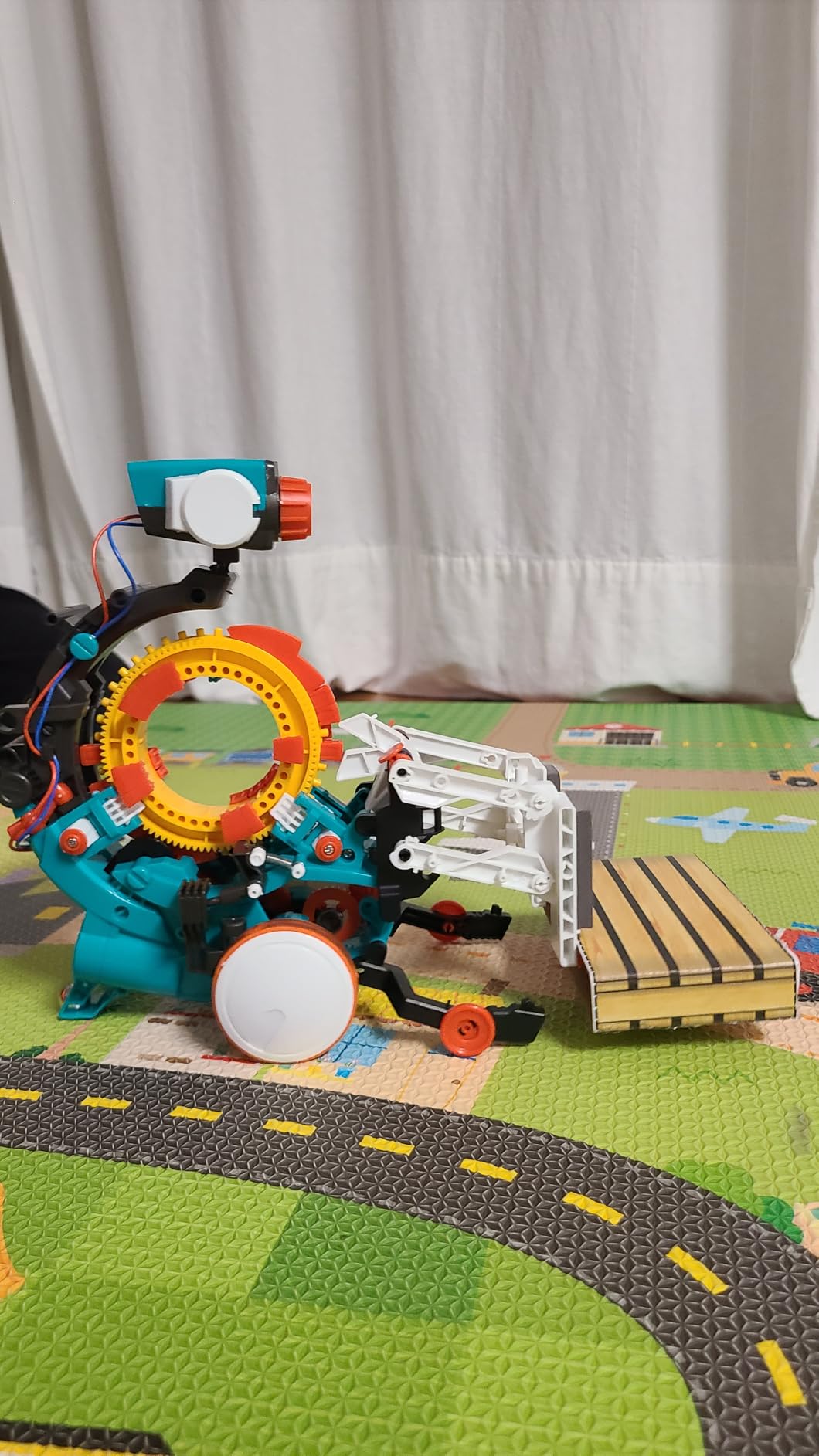 Teach Tech Mech 5, Mechanical Coding Robot, Coding Wheel Makes Robot Throw, Lift, kick, Draw and More, Ages 10 and Older customer photo 1