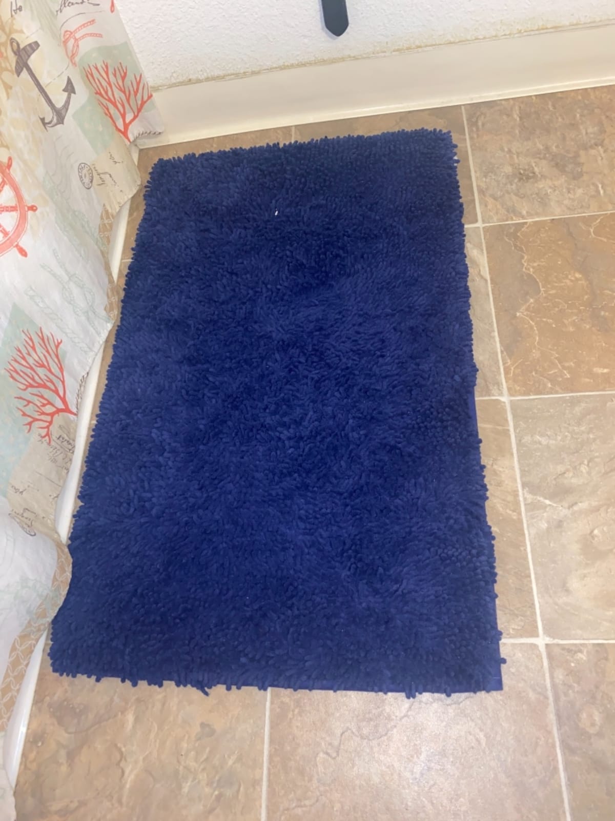 ITSOFT Standard 3pc Non-Slip Shaggy Chenille Bathroom Mat Set, Includes 24