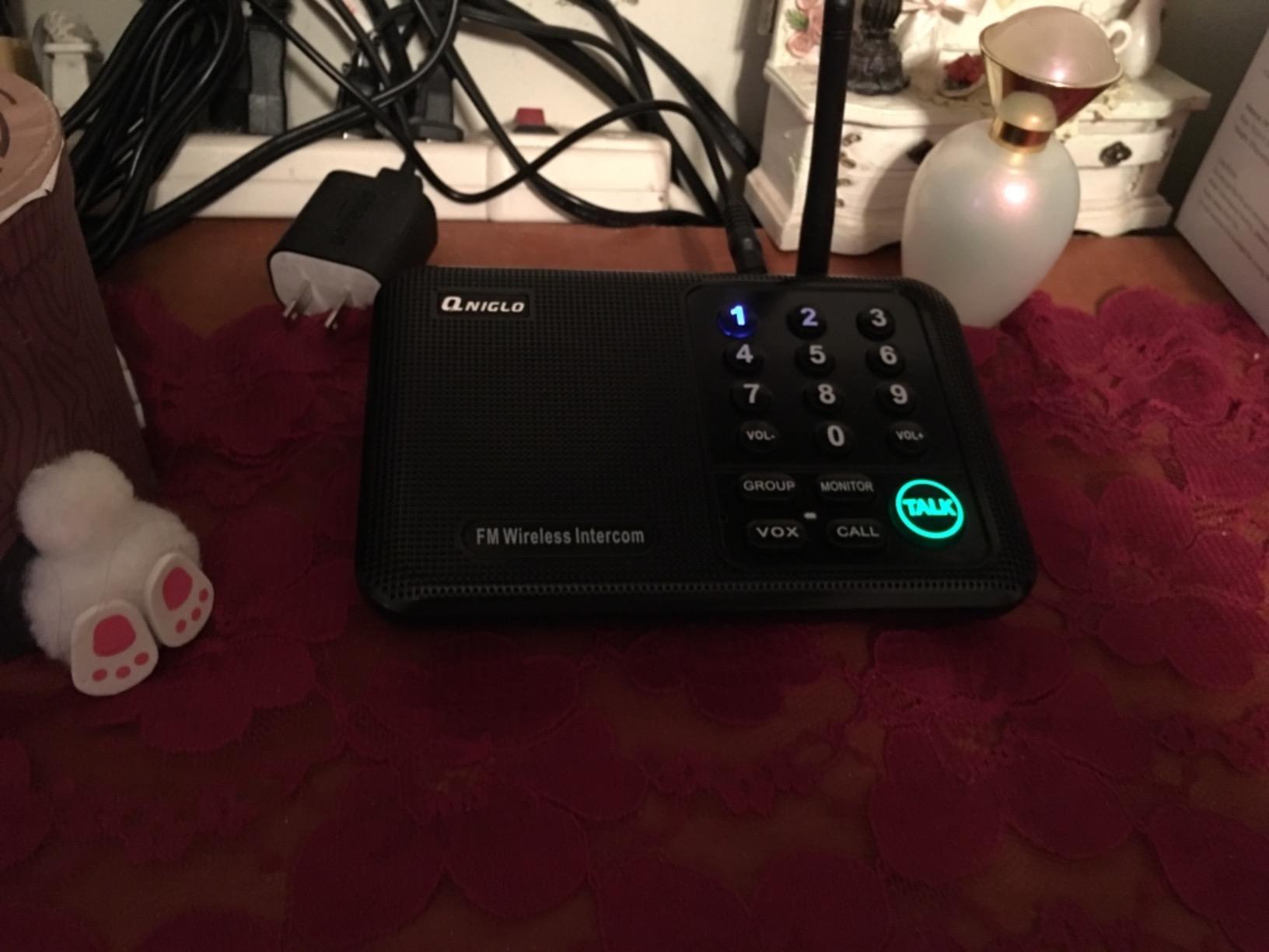 Intercoms Wireless for Home, Two-Way Real-time Intercom | 5280 ft Long Range Wireless Home Intercom System for House Business Office, Room to Room Intercom, Home Communication System customer photo 2