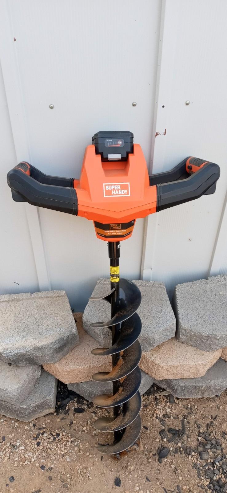 SuperHandy Earth Auger Power Head w/Steel 6